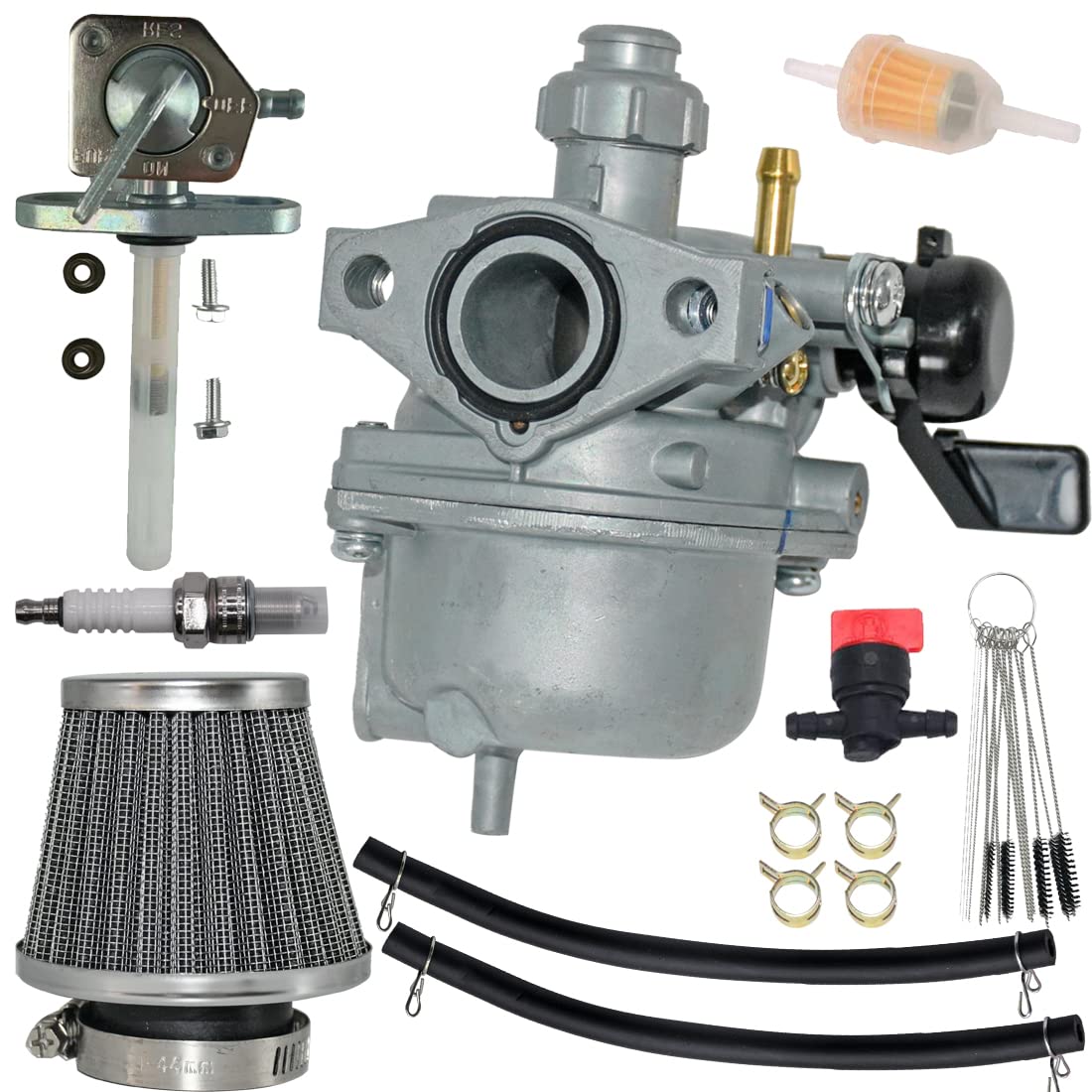 JDLLONG XR70 CRF70 Carburetor for Honda XR70R 1997-2003 for CRF70 XR70 1997-2005 for CRF70F 2004-2012 16100-GCF-672 With Air Fil