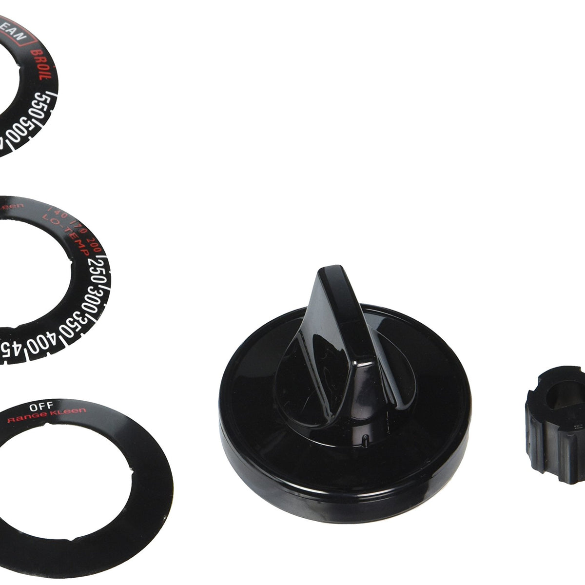 Range Kleen Gas Range & Oven Replacement Knob Kit, Black WBHDWB001005GY4