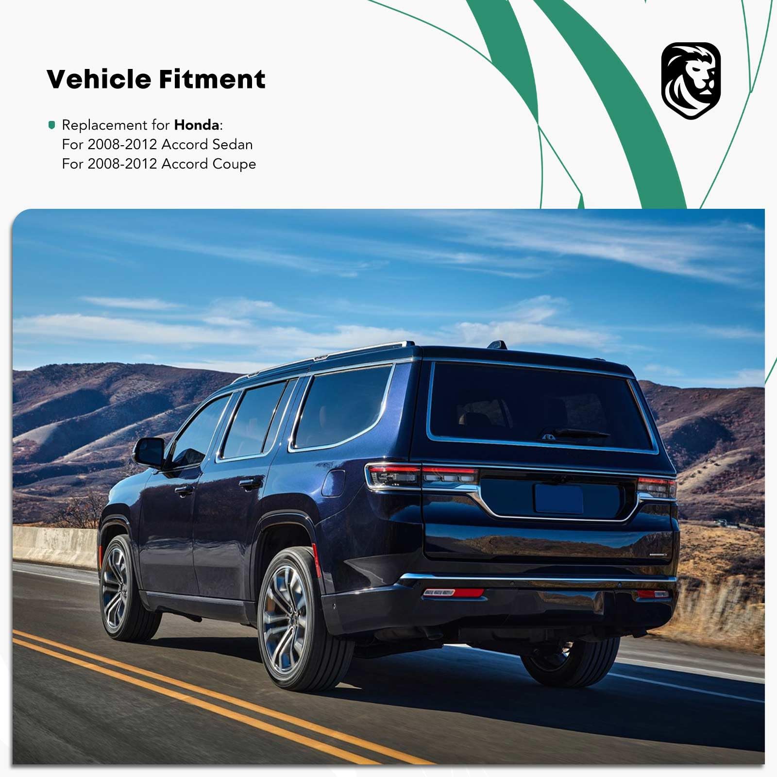 Yhtauto Master Power Window Switch Driver Side Replacement For 2008 2009 2010 2011 2012 Honda Accord, 37 Pins, One Auto Up And Down Window Control Switch