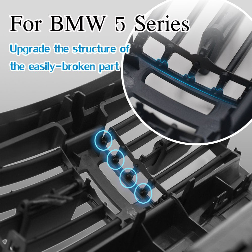 Jaronx for BMW 5 Rear Air Grille, Upgraded Rear AC Vent Replacement Interior Rear Console Air Vent Rear Air Grille (Fits:BMW F10/F11 520 523 525 528 530 535 550 2010-2016)