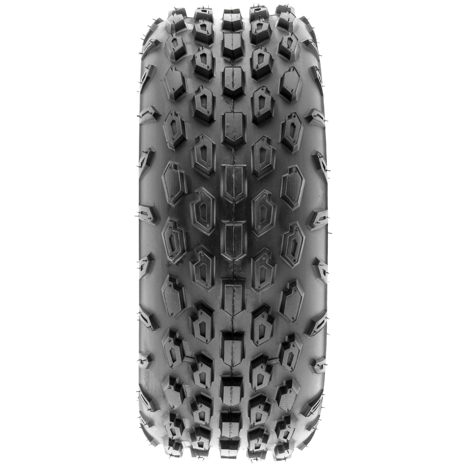 SunF Set of 4 Sport ATV Tubeless Tires 19x7-8 Front & 18x9.5-8 Rear, 4 Ply