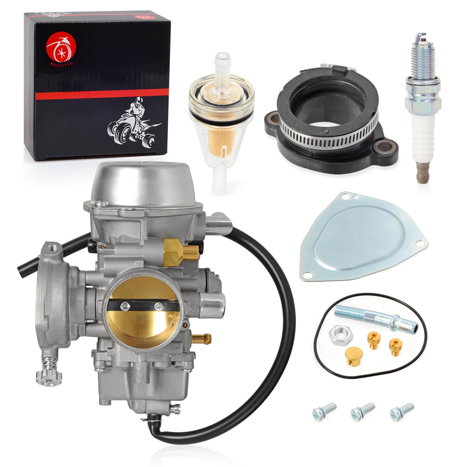 Carburetor Carb & Intake Manifold For Polaris Outlaw 500 Predator 500 2003 2004 2005 2006 2007