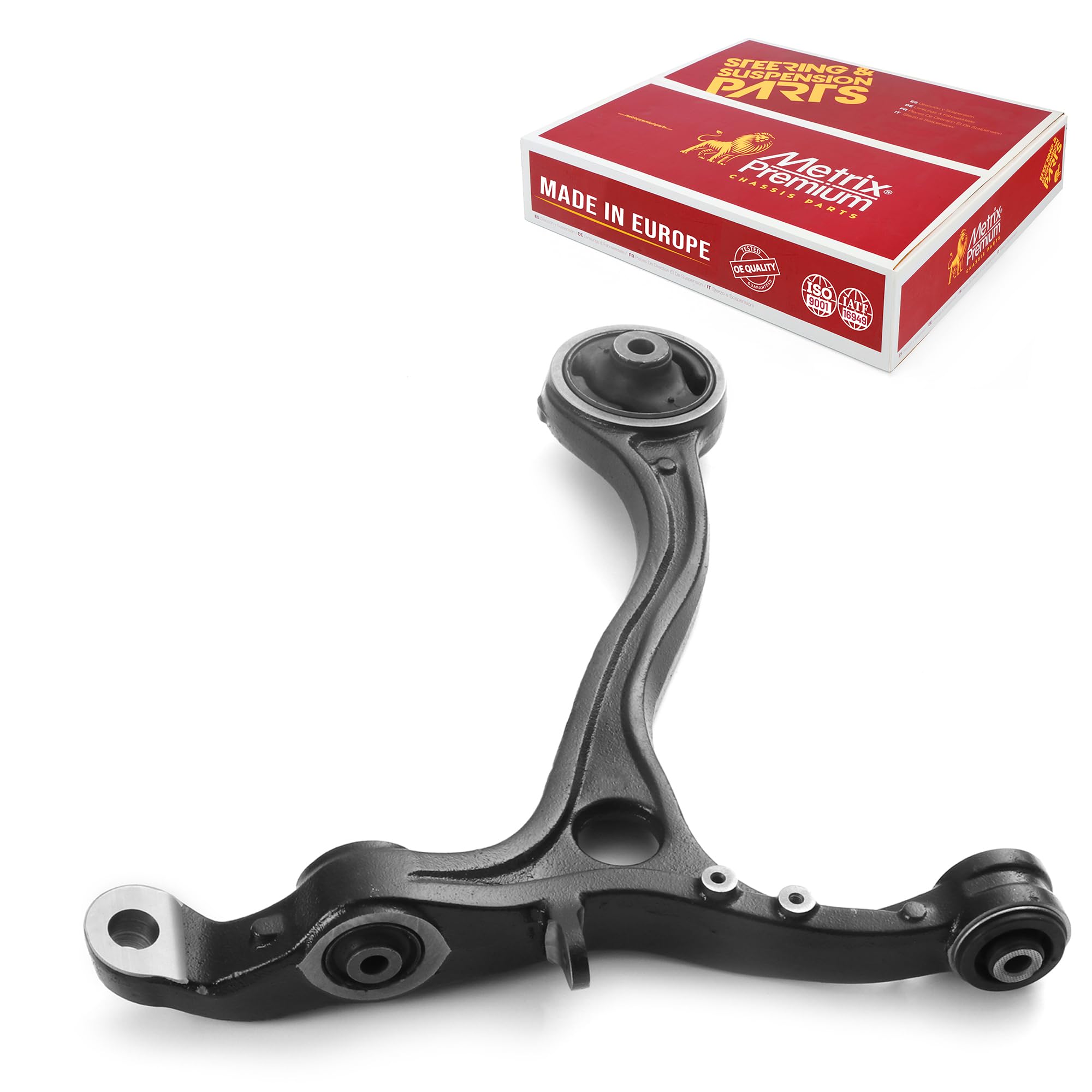 Metrix Premium Chassis Parts - Front Left Lower Control Arm Fits 2009-2014 Acura Tsx, 2008-2012 Honda Accord, Replacement Rk6411