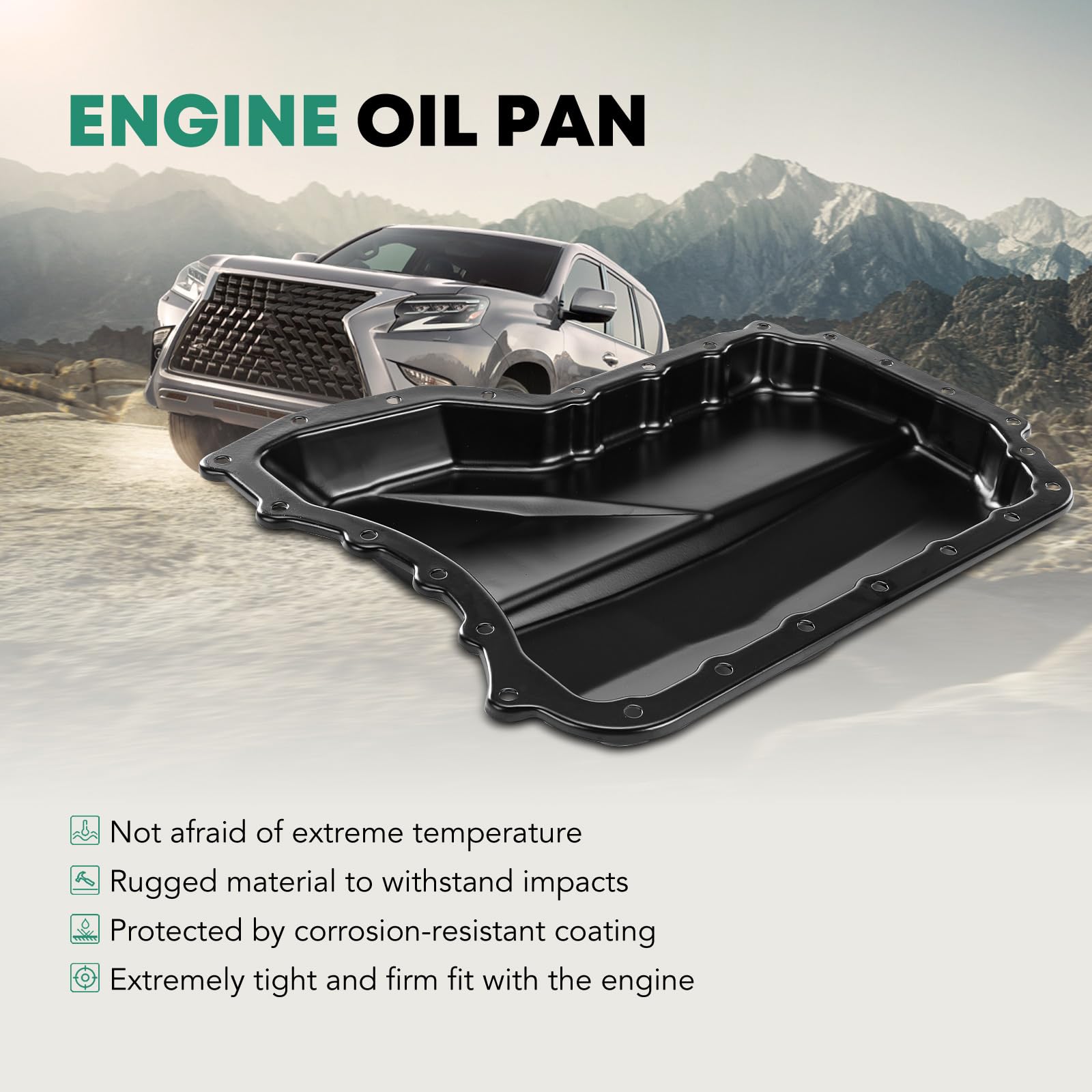 Lower Engine Oil Pan Replacement For Volkswagen Vw Beetle Jetta Golf Rabbit Passat L5 2.5L