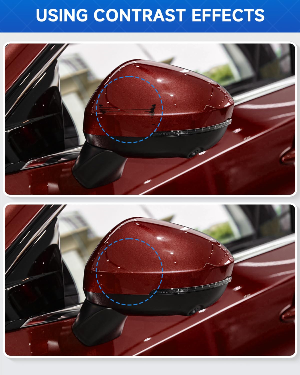 NAH Cayenne Red Pearl Touch Up Paint Compatible with Nissan Exact Match Touch Up Paint Car Scratch Repair