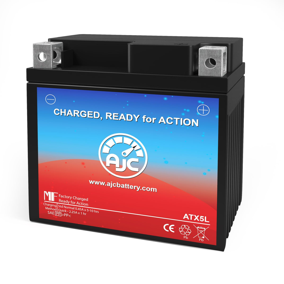 Ajc Atx5L Powersports Replacement Battery