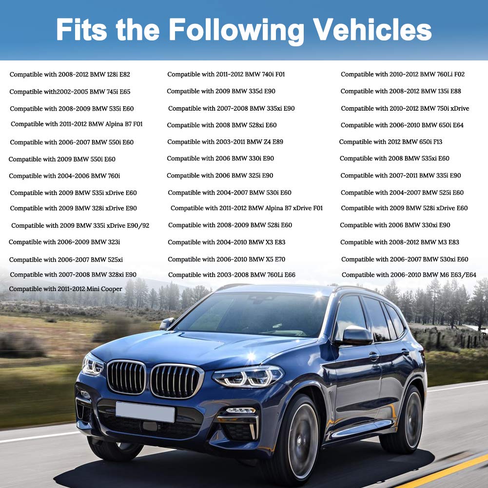 Wmphe Front Right Power Door Lock Actuator Compatible With Bmw E60 E65 E70 E90 E92 Door Lock Actuator Latch, Replaces Oem 937-801, 51217202146 - Front Passenger Side