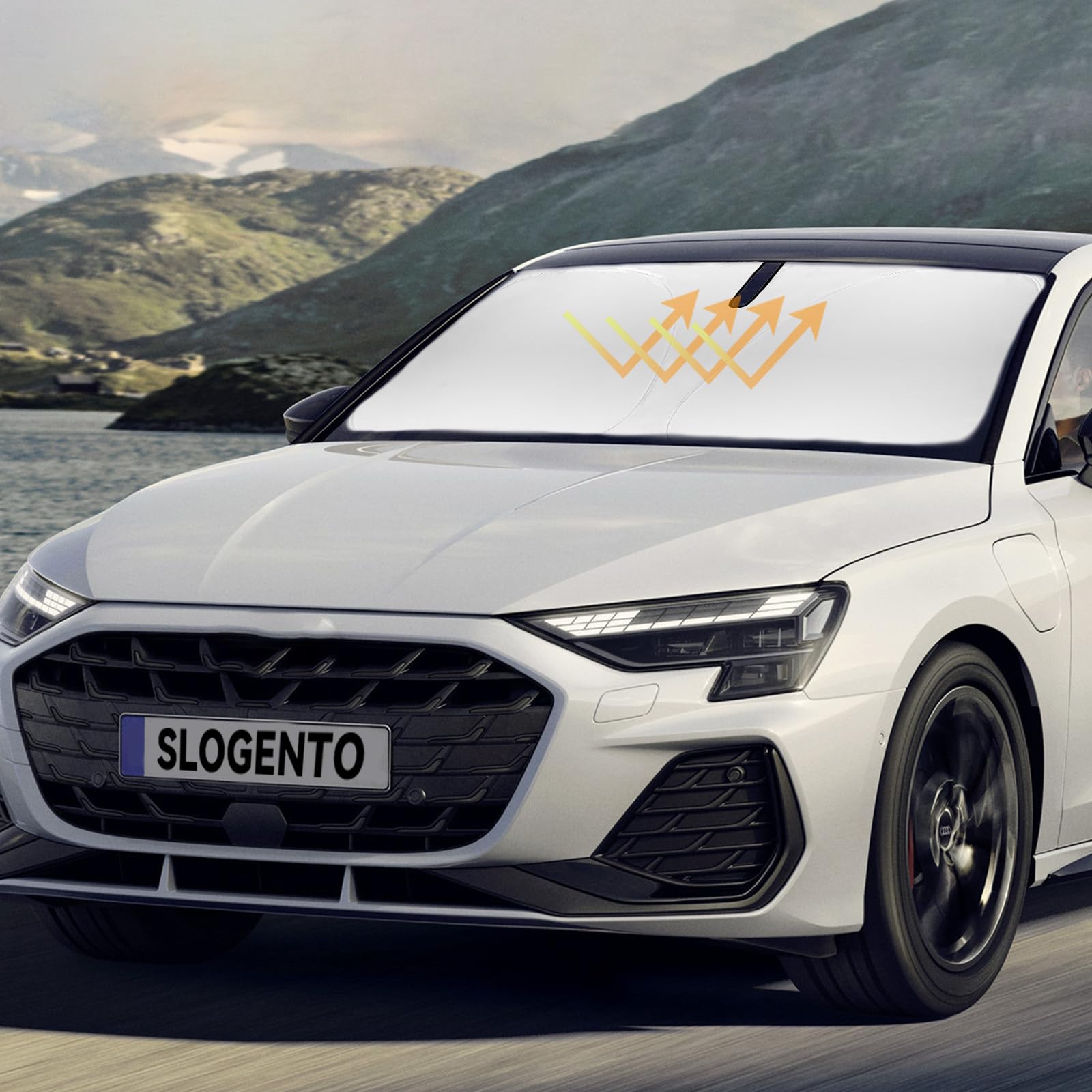 Sun Shade Sunshade For 2021-2023 2024 2025 Audi A3 S3 Rs3 Sedan Car Accessories Front Window Shield Custom Fit A3 Windshield Cov