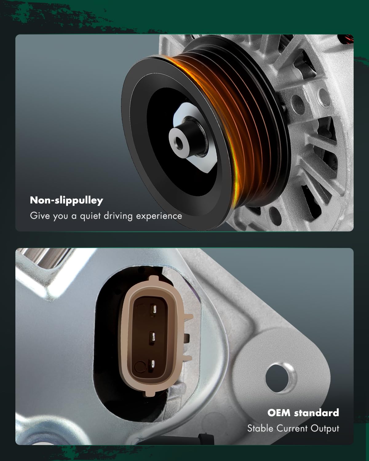 SCITOO Alternator Fit for Toyota 4Runner T100 T-100 for Tacoma 2.4 2.7 1996-1999 96 97 98 99-12V 70 Amp CW 5-Groove Pulley, Repl