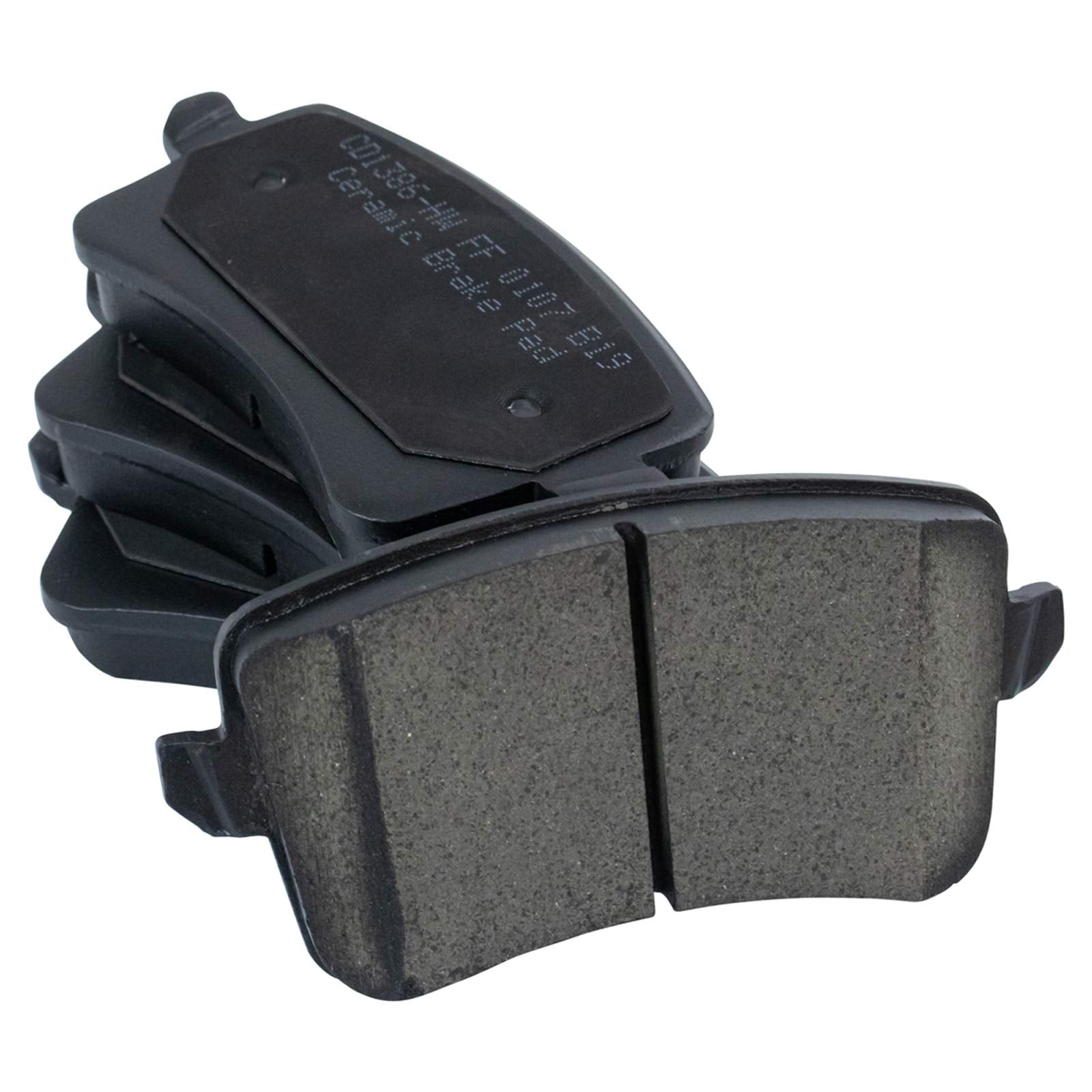 TRQ Rear Brake Pads Ceramic Compatible with 2009-2016 Audi A4 A4 Quattro 2010-2014 A5 2008-2017 A5 Quattro 2013-2016 allroad 200