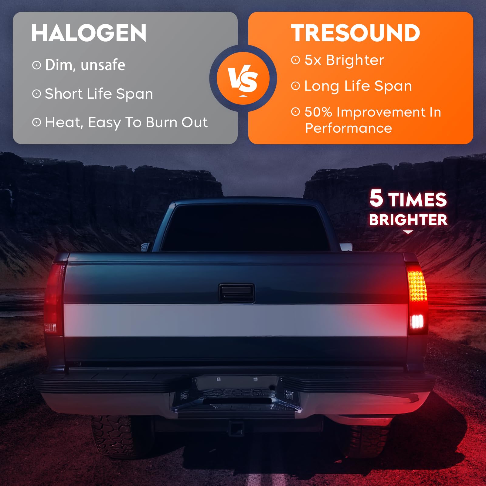 Tresound Led Tail Light For Dodge Ram 1500 2009-2010, Ram 2500 & 3500 2010, Ram 1500 & 2500 & 3500 2011-2018, Ram 1500 Classic 2