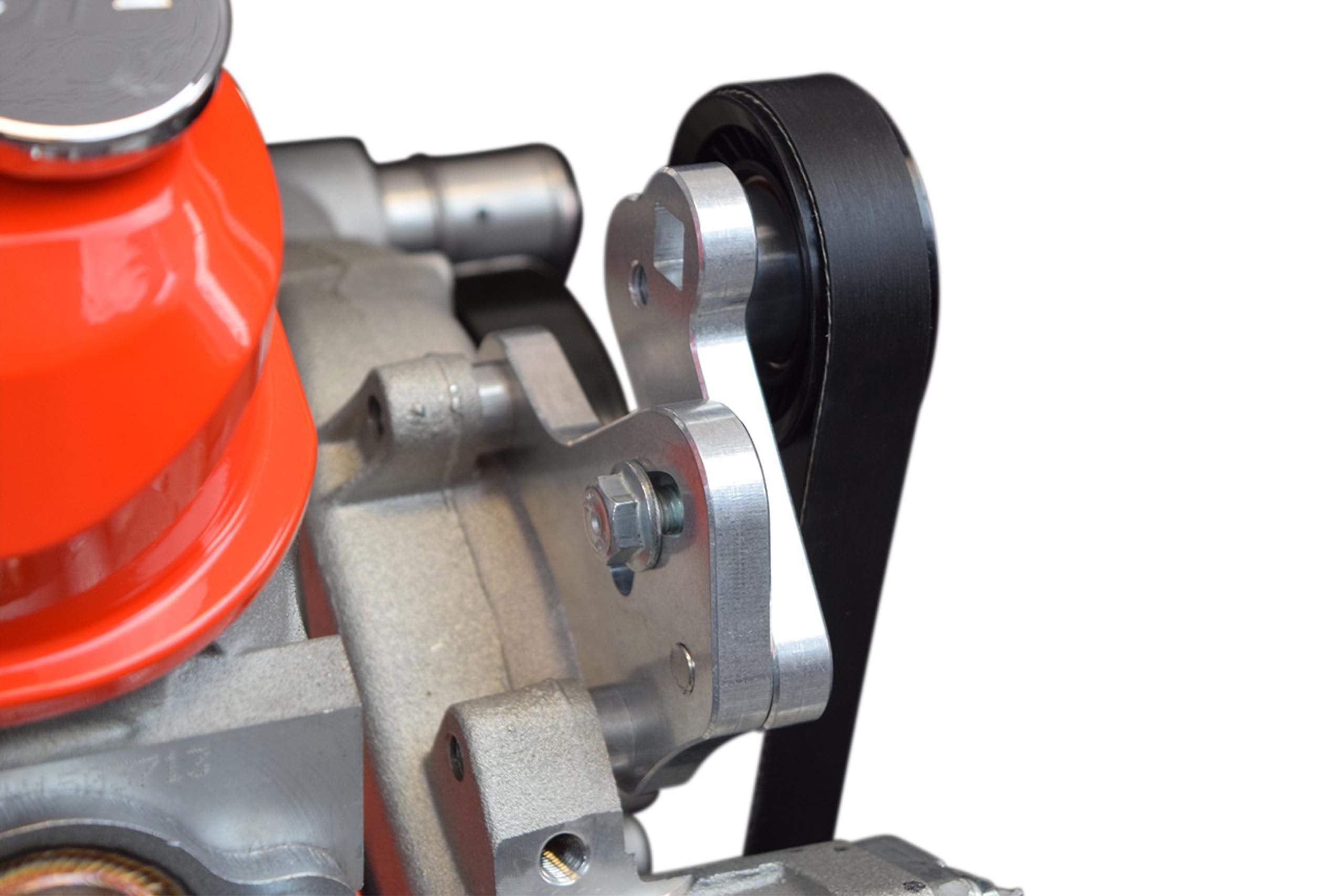 ICT Billet Manual Belt Tensioner with Pulley Compatible with Corvette CTS-V G8 CTSV Z06 LS7 Aluminum LS1 LS2 LS3 LS6 Made in The USA 551617X-1