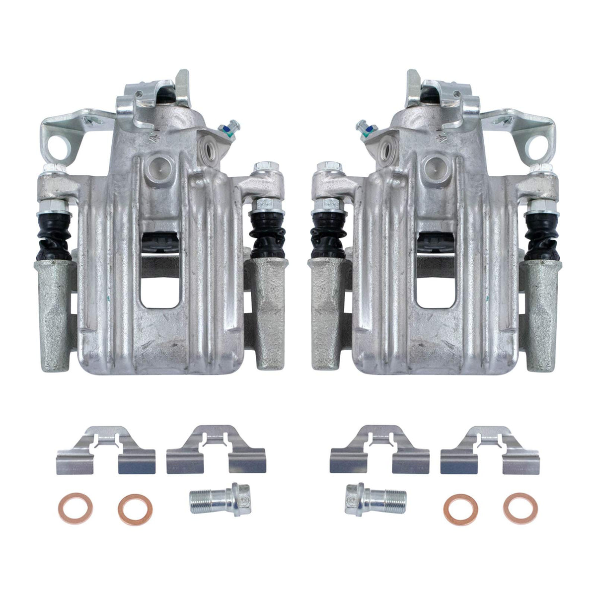 Trq Rear Brake Caliper Set Compatible With 2000-2006 Audi Tt Tt Quattro 1999-2005 Volkswagen Jetta