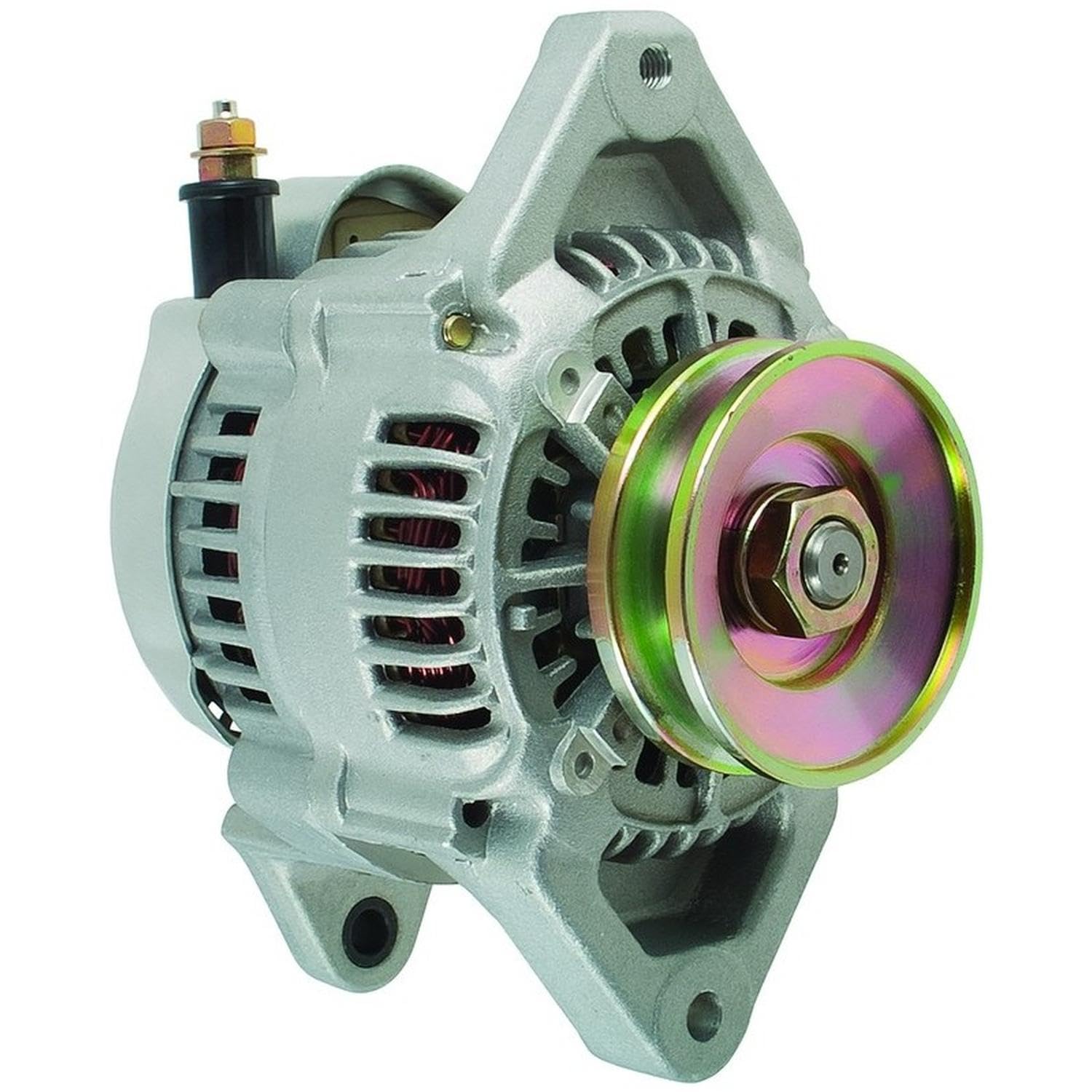 OEG Parts New Alternator Compatible With Suzuki Forsa Sidekick L4 1.3L 1987 1988 1989, Samurai SJ413 1.3L 1985 1986 & Pontiac Fi