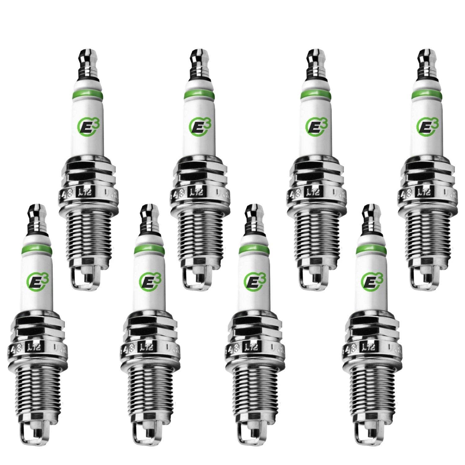 E3.48 E3 Premium Automotive Spark Plugs (8-Pack)