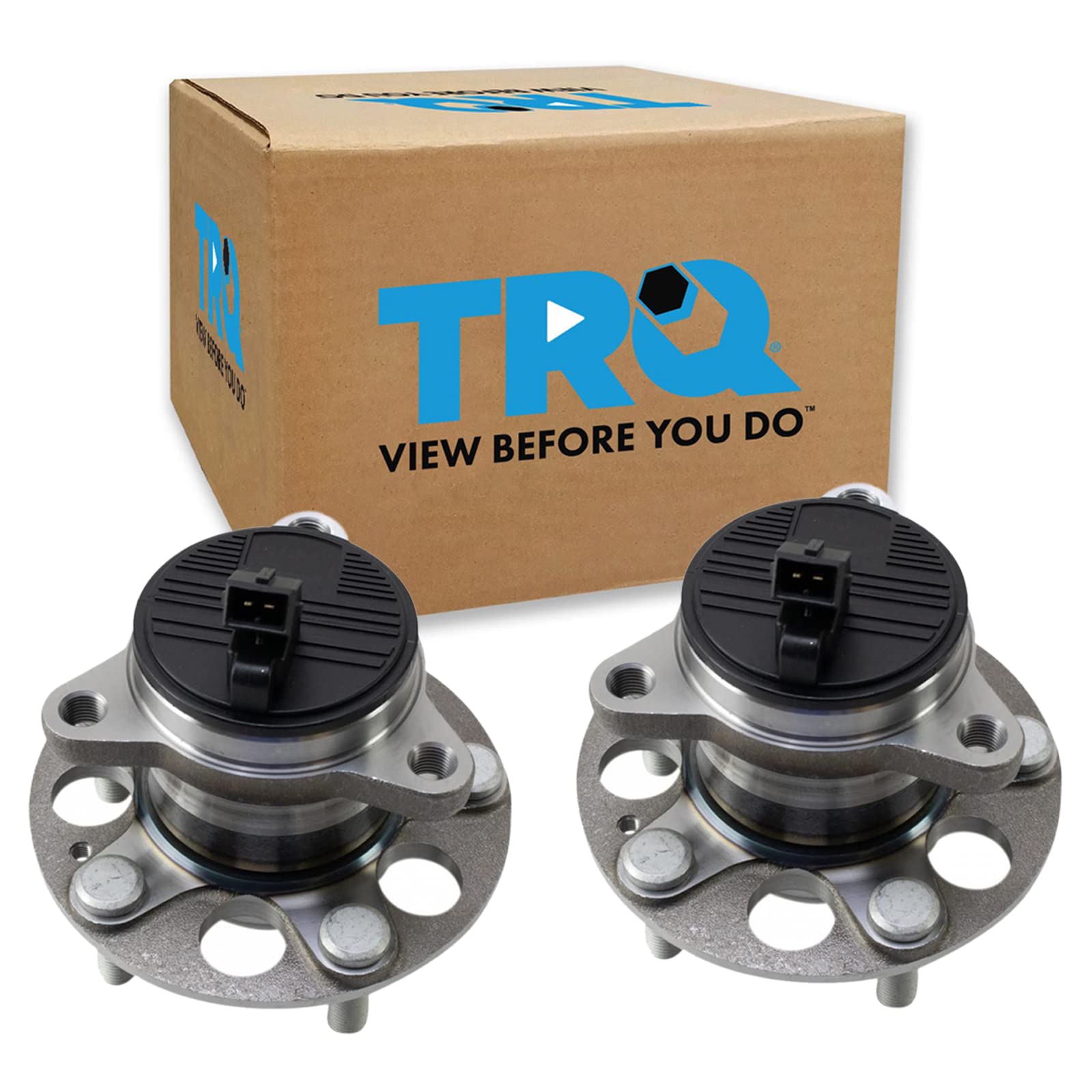 Trq Rear Wheel Hub Bearings Assembly Set Compatible With 2017-2020 Hyundai Elantra 2017-2022 Ioniq 2017-2021 Kia Niro