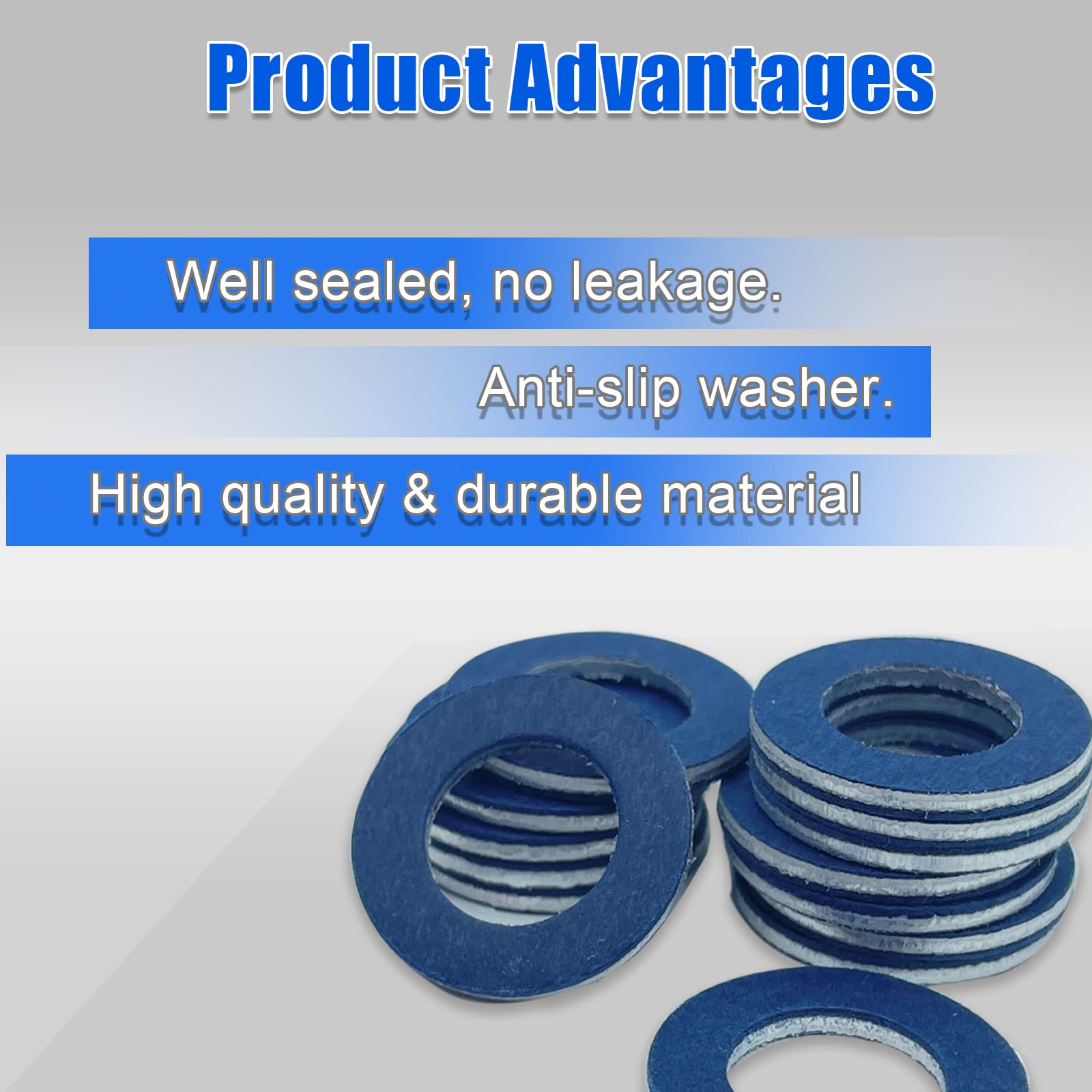 24PCS Oil Drain Plug Gaskets, Crush Washers Replacement for Toyota Drain Plug Washer Replaces, 12mm Aluminum Oil Drain Plug Wash