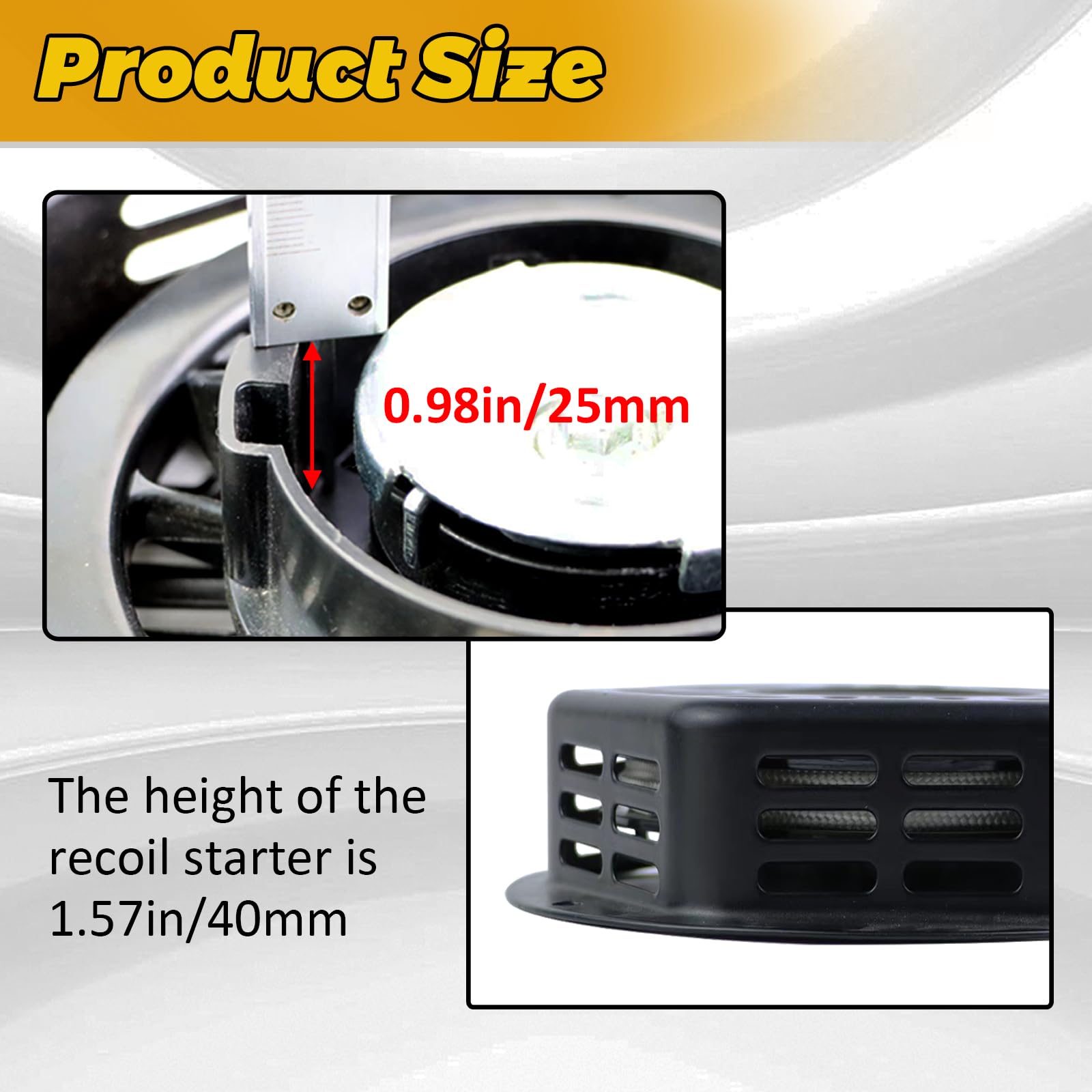 WOTIAN Recoil Starter Compatible with Champion 212cc 196cc 224cc Pull Start Assembly Generator Parts 3500w 4000w Part#22.061000.