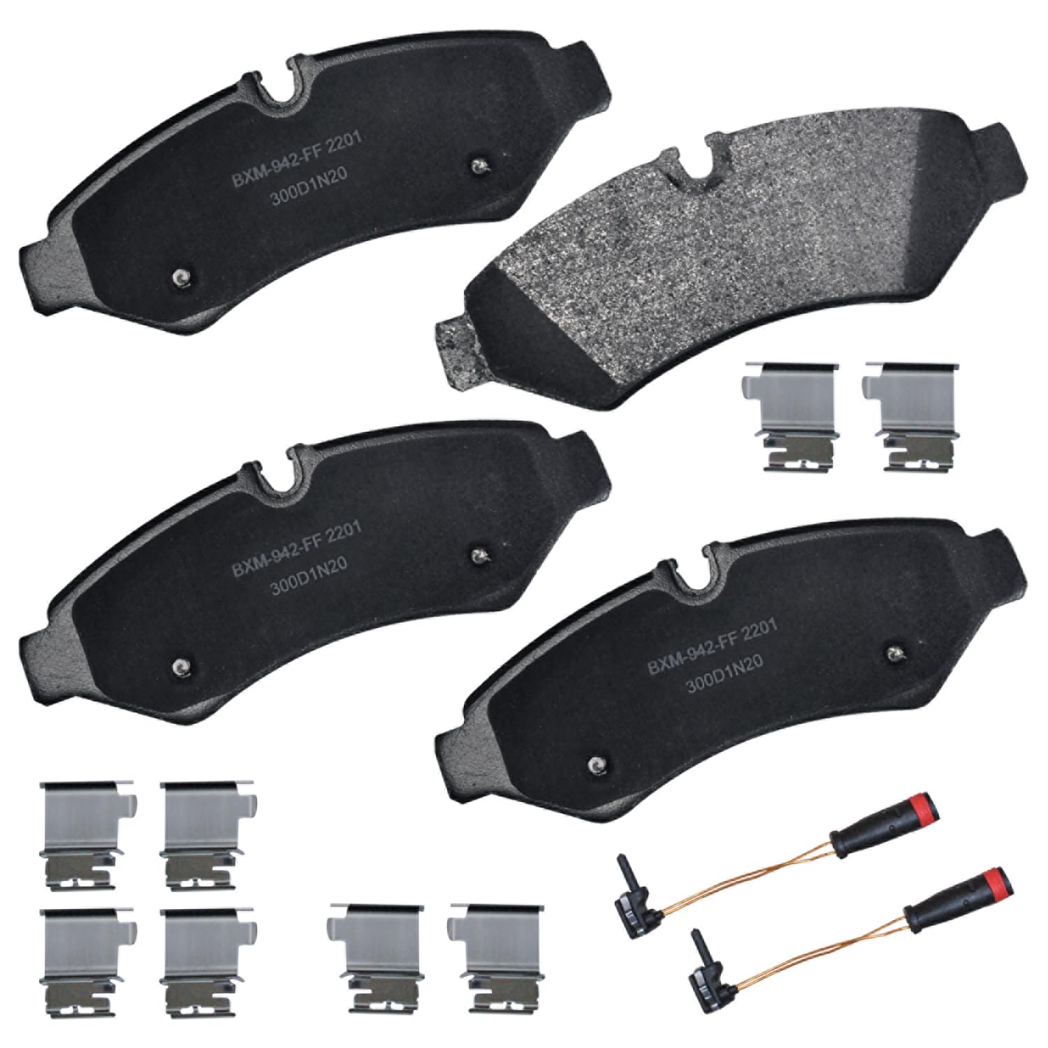 Bendix Premium Sbm2201 Semi-Metallic Rear Brake Pads For Freightliner Sprinter 2500 2019, Mercedes-Benz Sprinter 2019, Sprinter