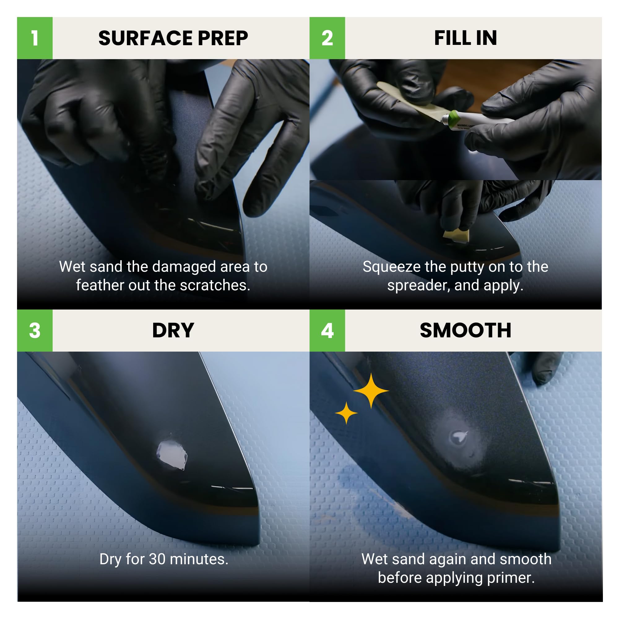 TouchUpDirect Scratch & Chip Putty - Automotive Repair Filler