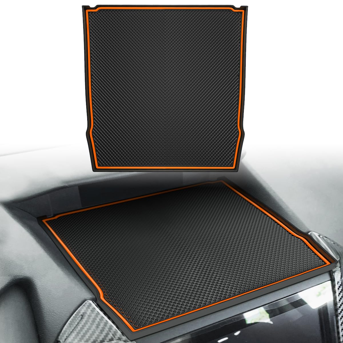 Auovo Dashboard Mats For Subaru Forester Accessories 2019-2024/ Crosstrek 2018-2023 / Impreza 2018-2023 Car Interior Silicone Ma