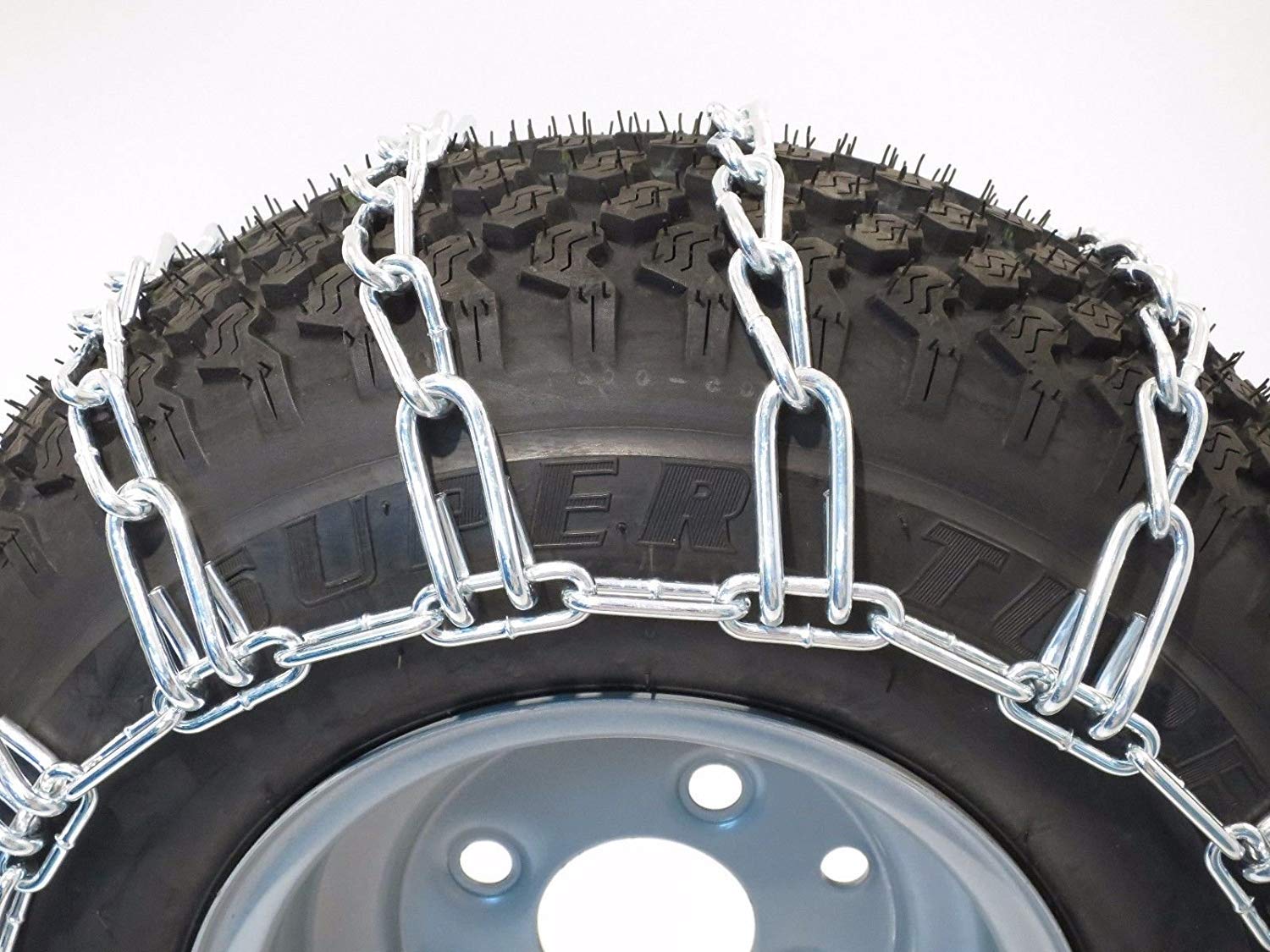 The Rop Shop | Pair Of 2 Link Tire Chains 18X8.5X10 For Snow Blowers, Lawn & Garden Tractors, Mowers & Riders, Utv, Atv, 4-Wheelers, Utility Vehicles