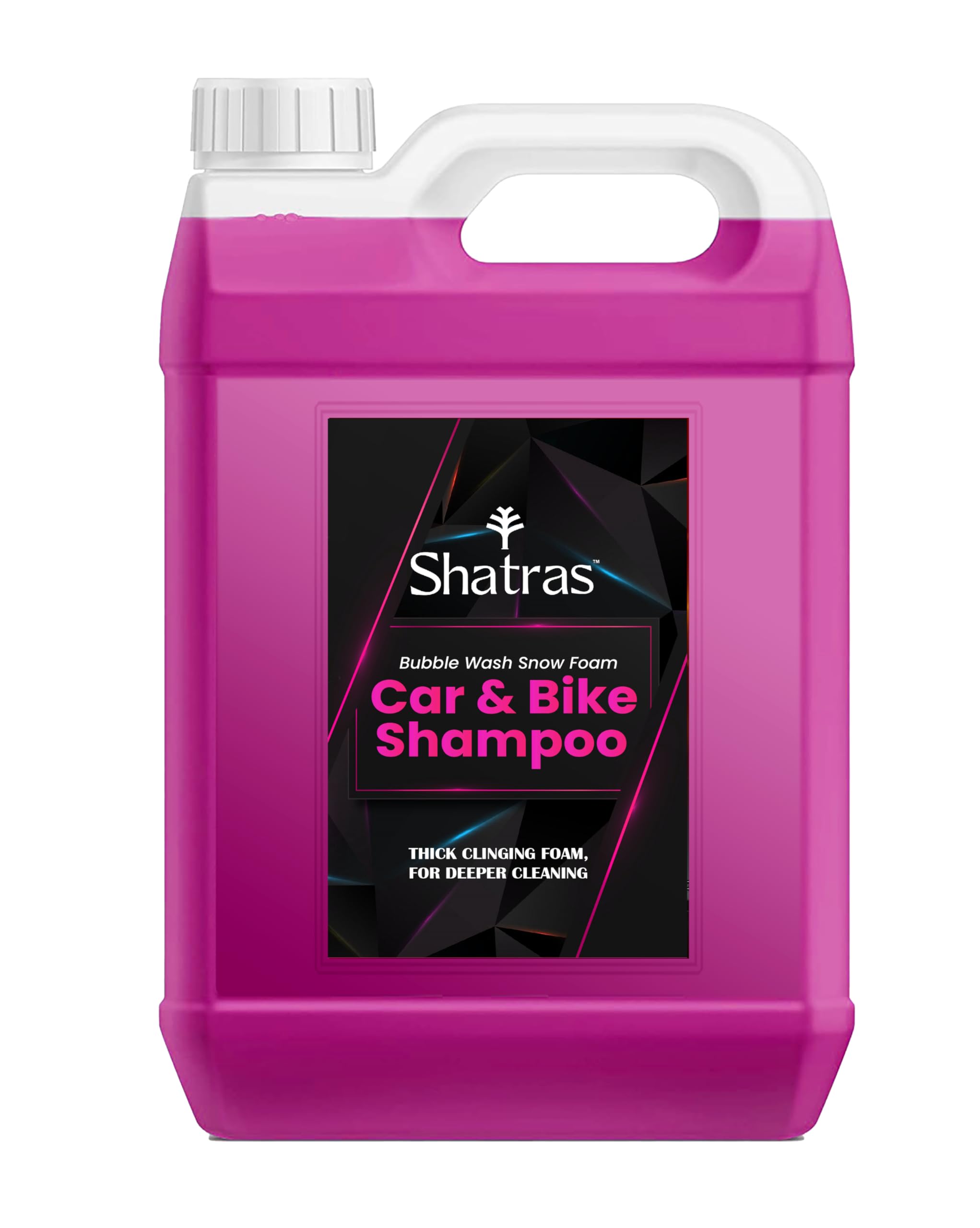 Shatras Car Wash Shampoo Concentrate - Ph Neutral, Thick Suds With Shine Enhancing Formula - Bubblewash Snow Car Foam Shampoo Th