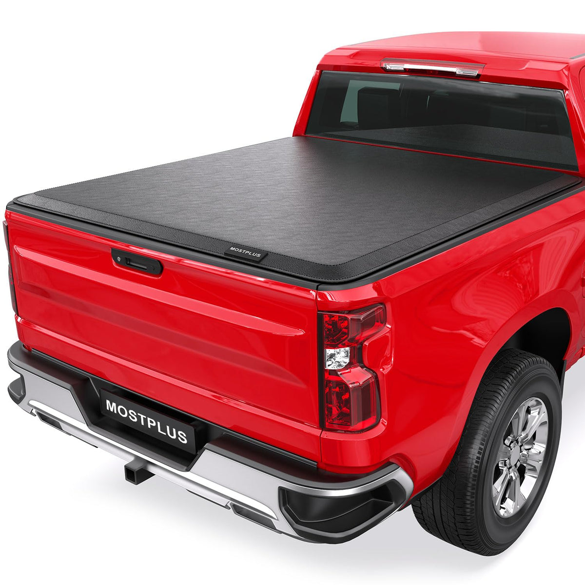 Mostplus Roll-Up Soft Vinyl Truck Bed Tonneau Cover Compatible With 2019-2024 2025 Chevy Silverado/Gmc Sierra 1500 New Body Styl