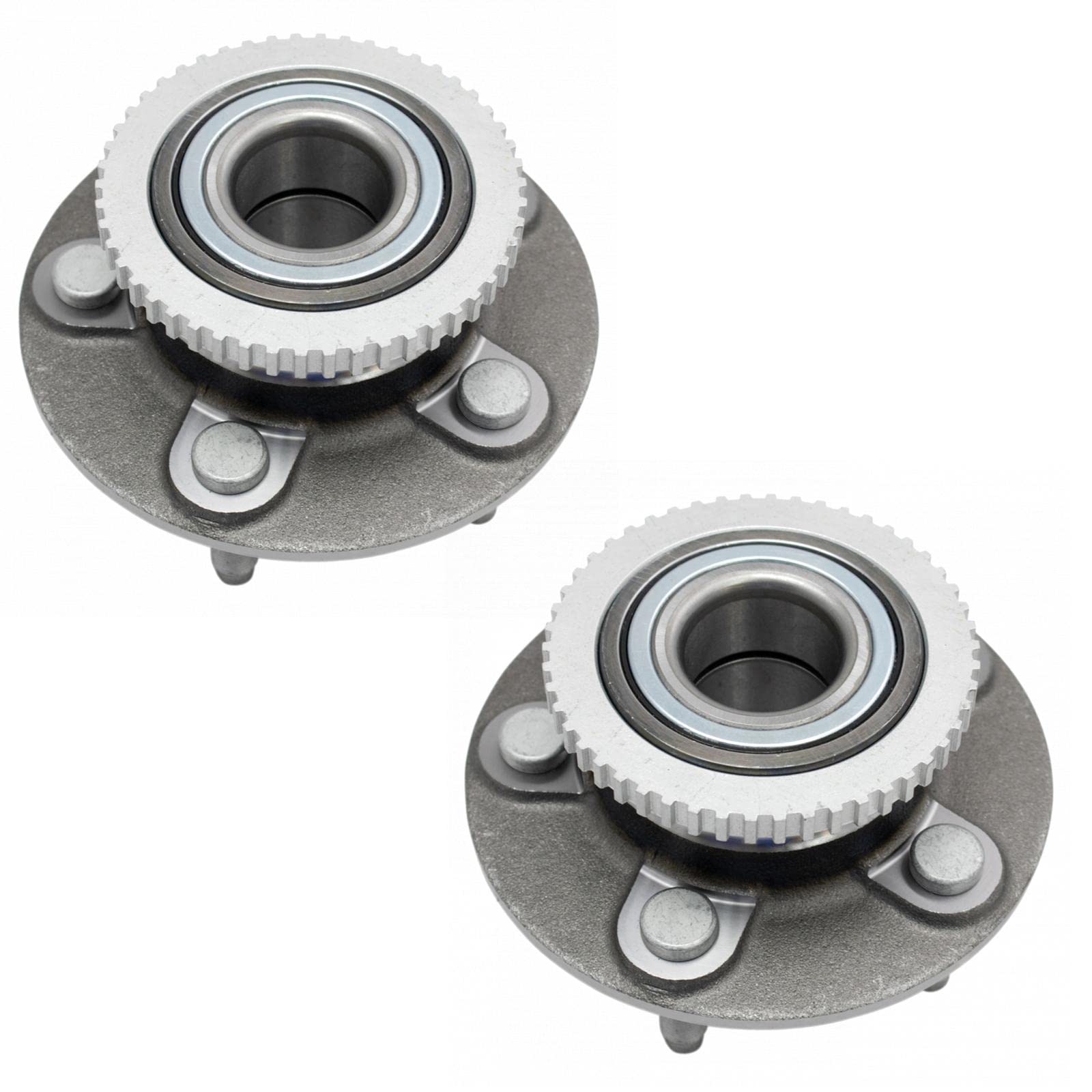 Trq Front Wheel Hub Bearings Assembly Set Compatible With 1992-1997 Ford Crown Victoria 1991-1997 Lincoln Town Car Mercury Grand