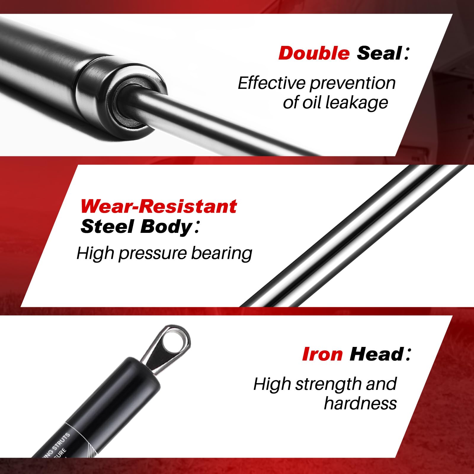 Iaqwe 28Inch 150 Lb Gas Struts Shock Pm3990 Spring Lift Support For Tonneau Cover Heavy Duty Undercover Truck Rv Bed Cover Floor