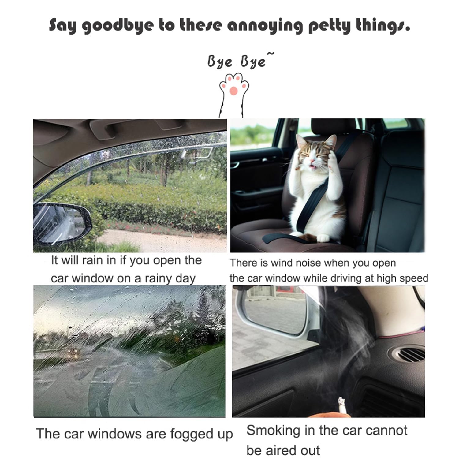 Vesul Compatible With Ford Ranger 2024 2025 Supercrew [Oem Style] Rain Guard Window Visor Window Wind Deflector Shield Cover Ven