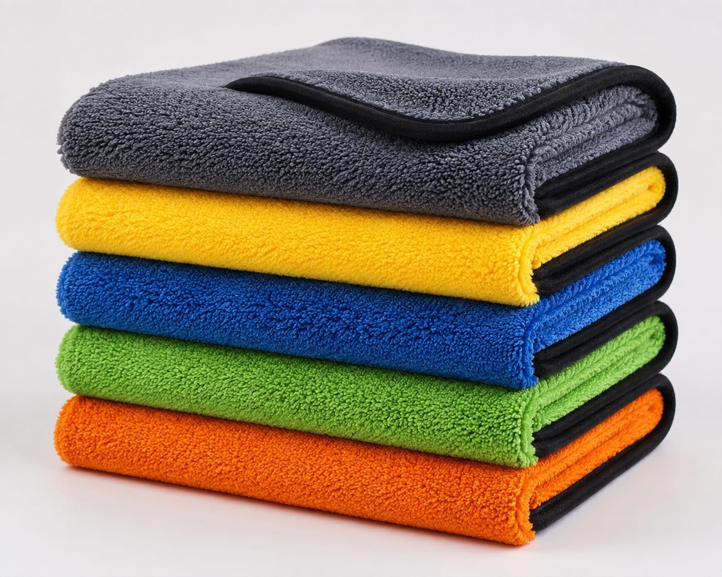 Microfibre Cloth | 500 GSM | Pack of 5 | Super Absorbent | CAR Cleaning