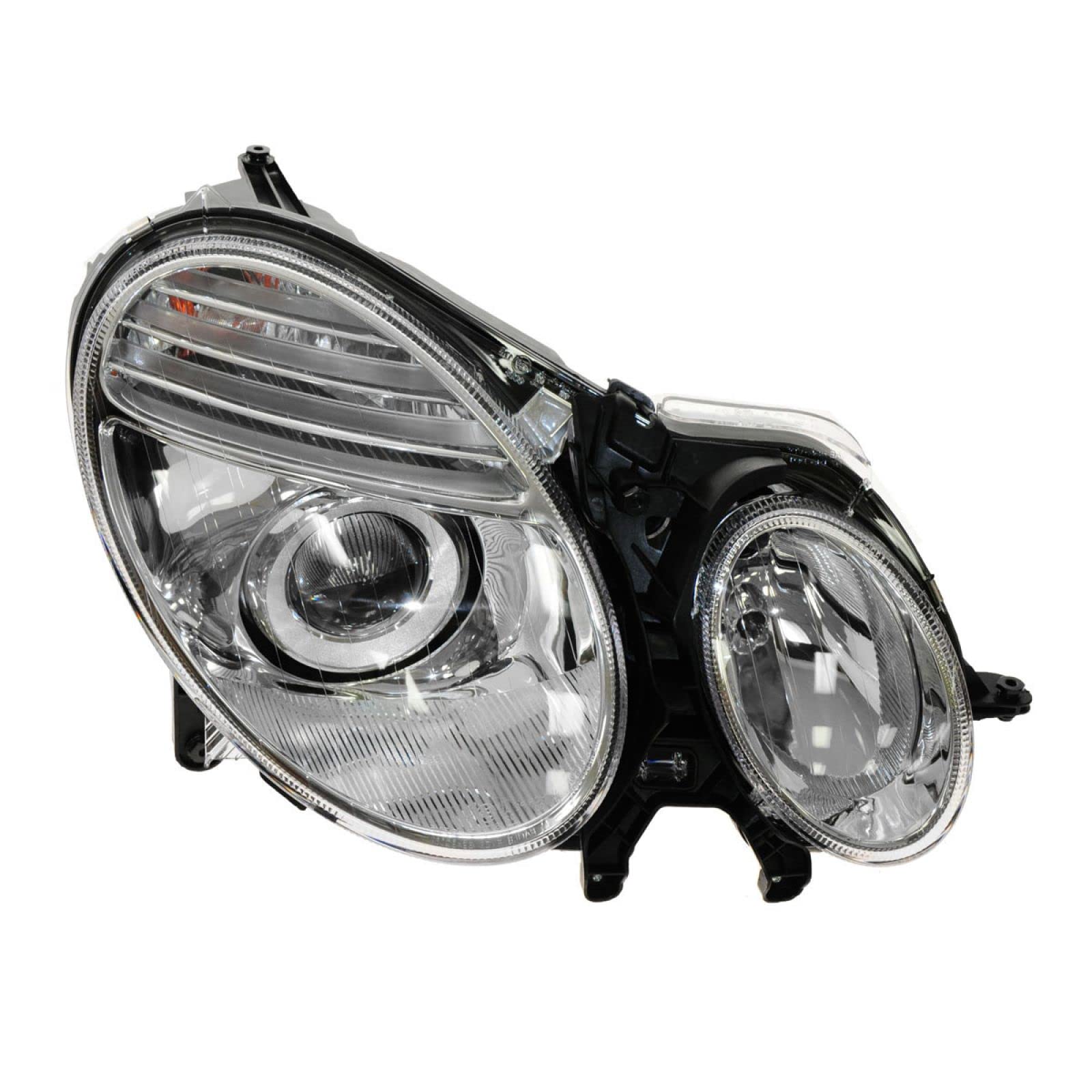 Trq Driver & Passenger Side Headlight Assembly Set Headlights Driver & Passenger Side Compatible With 2007-2009 Mercedes-Benz E3