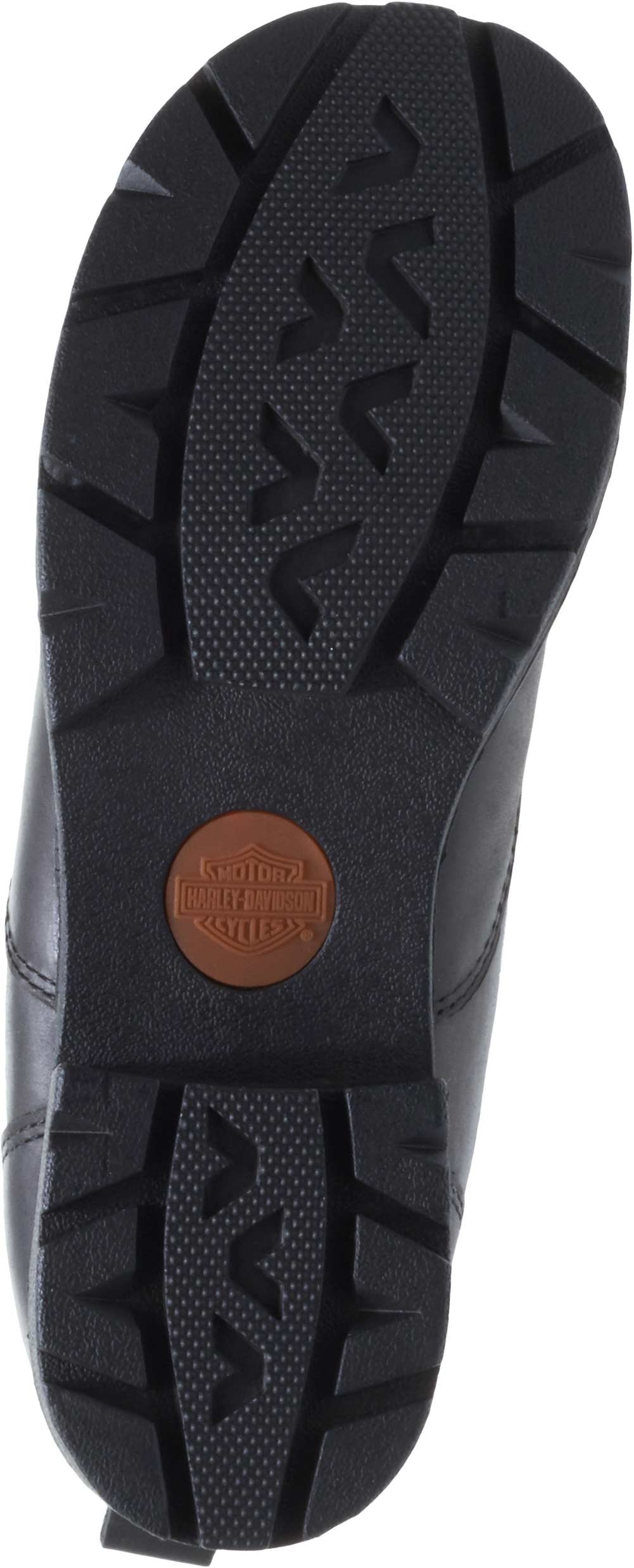 HARLEY-DAVIDSON FOOTWEAR Women's Amherst Leather Motorcycle Casual Boot, Black, 10