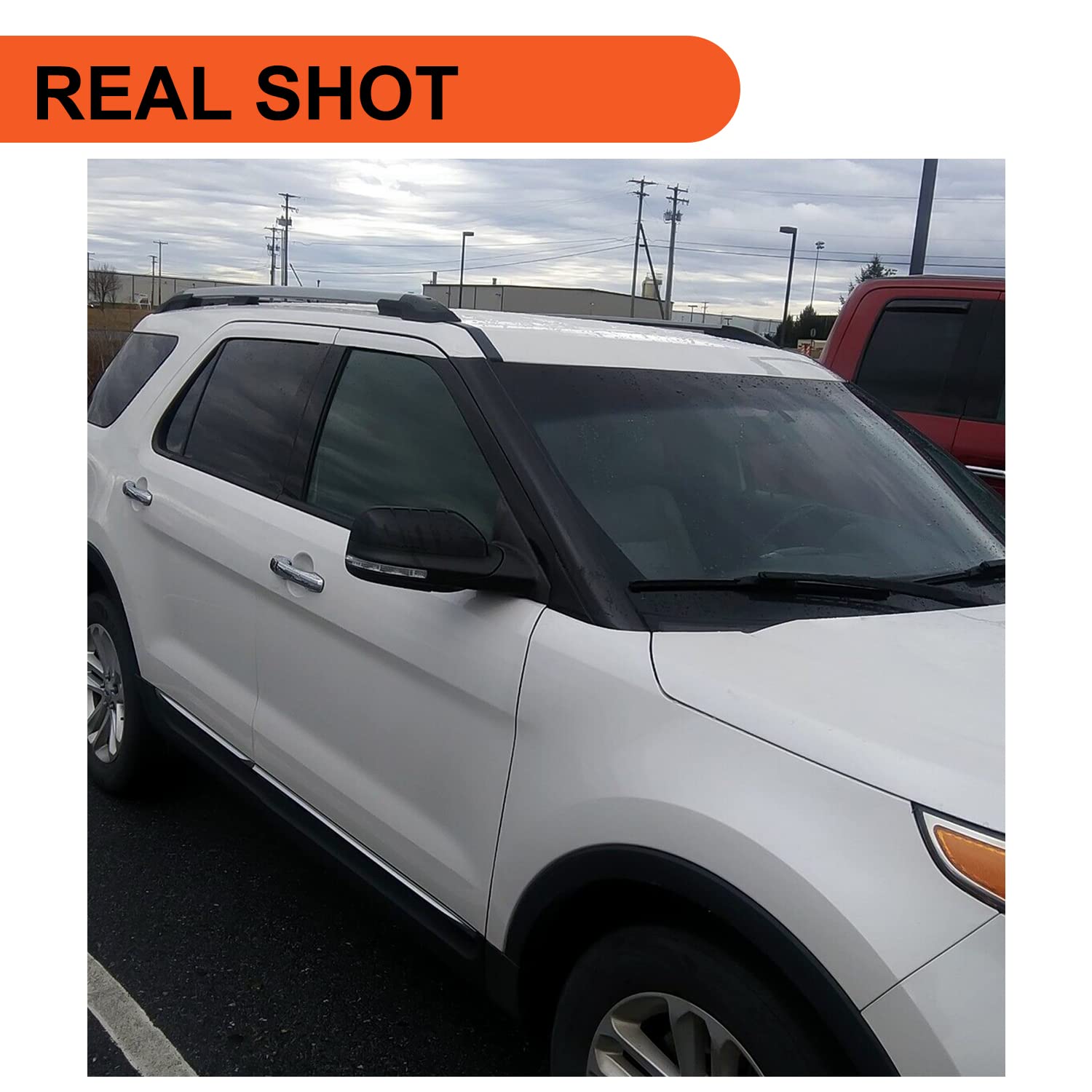 Right A-Pillar Molding Windshield Outer Trim Compatible With 2011-2019 Ford Explorer 4 Door Utility Replace For Bb5Z-7803145-Aa,