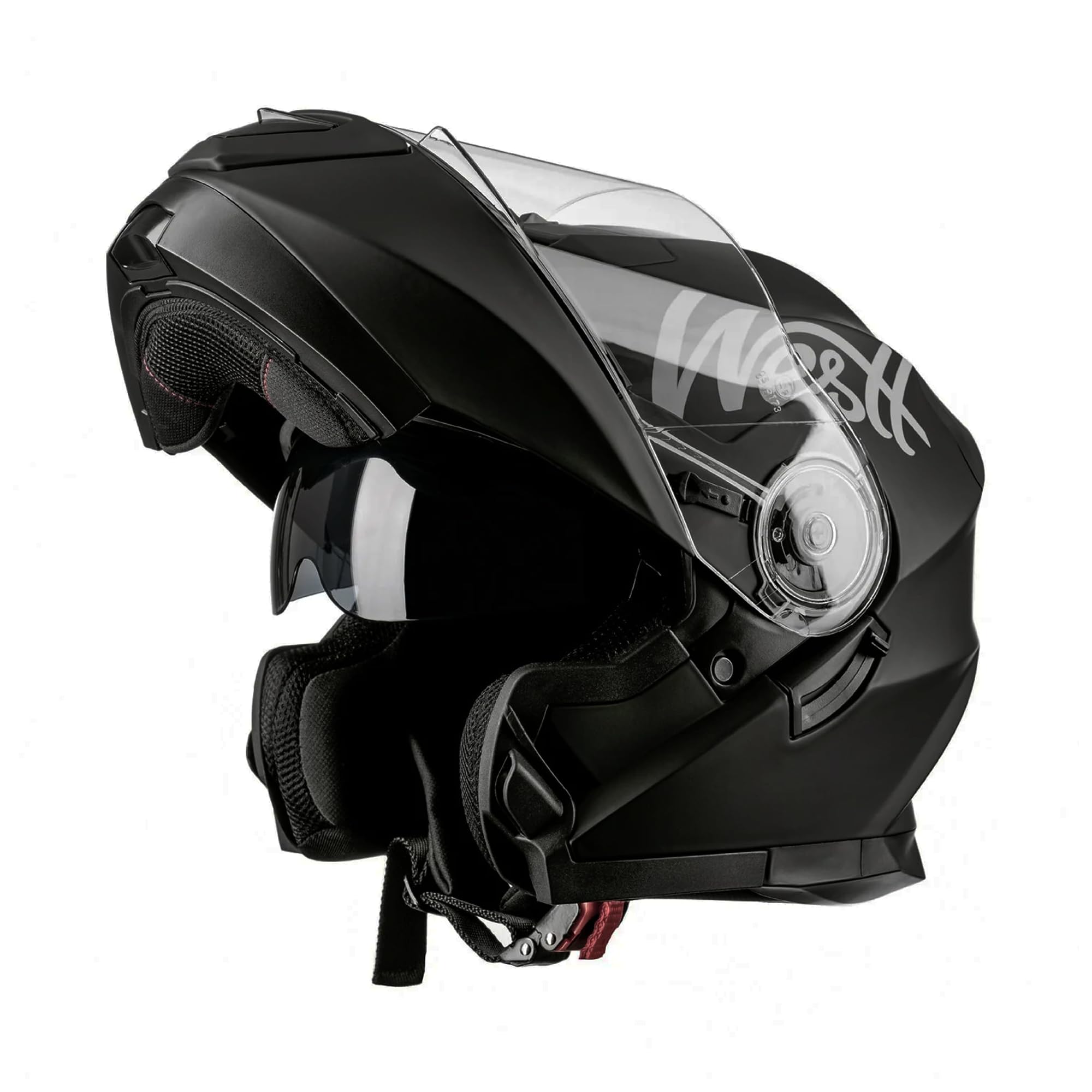 Westt Open Face Motorcycle Helmet - Motocross Helmet Liftable Chin & Dual Visor - Atv Helmets For Adults Motorcycle Dot Approved