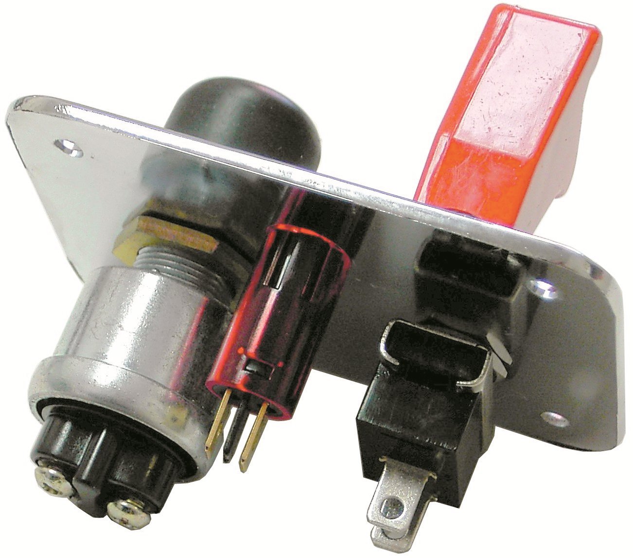 Wirthco 20280 Battery Doctor, Start/Ignition Panel, 2 Switch/1 Led,Aluminum On/Off Toggle, Starter And Light Switch