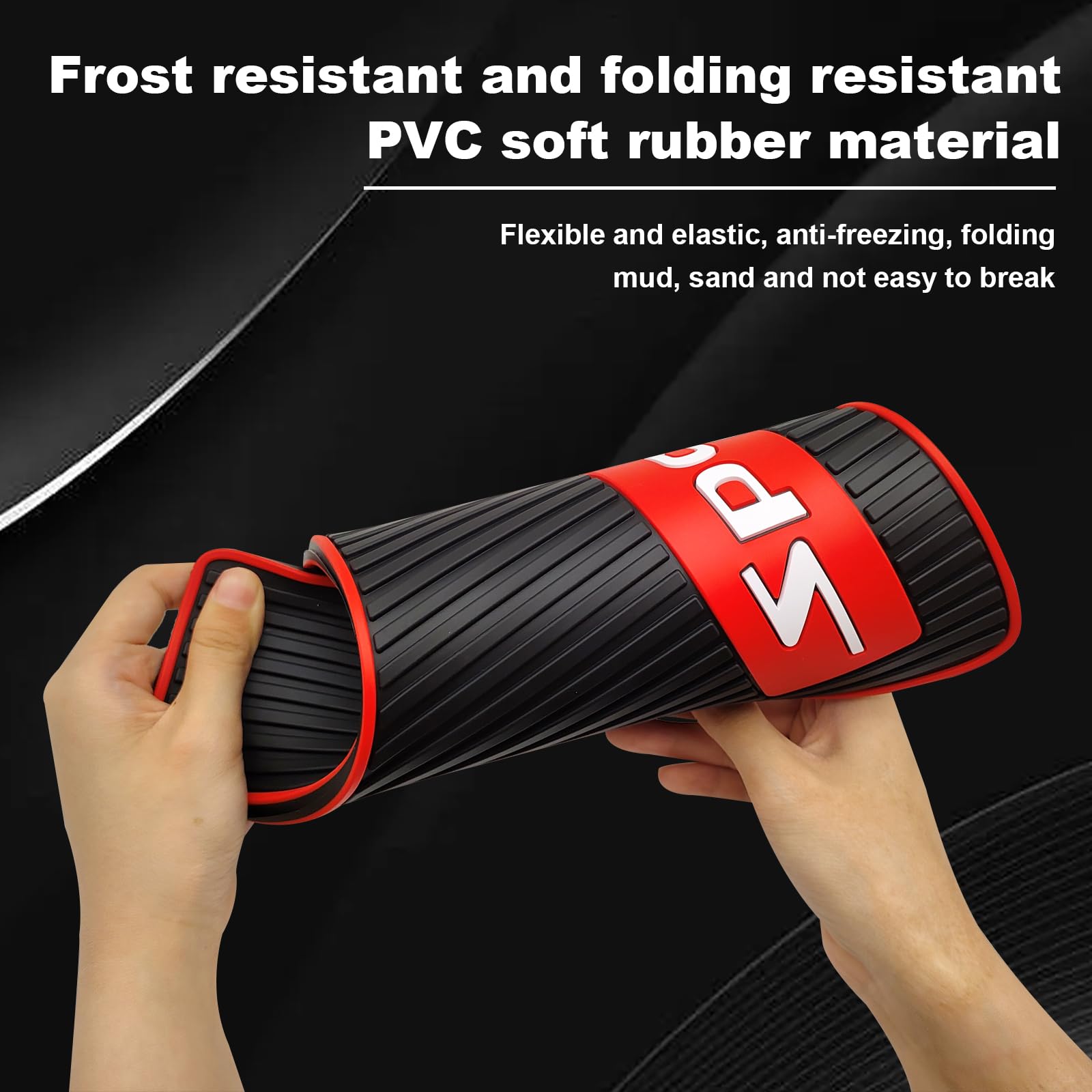 4 pcs Car Mud Flaps Universal Rubber Mudguard - Soft Material Automotive Fender - Splash Guards Rubber mud Guard Universal Picku