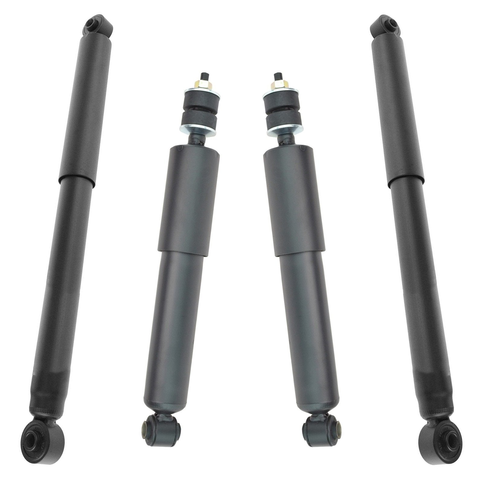 Trq Front And Rear Shock Absorber Set Compatible With 1994-2001 Dodge Ram 1500 1994-2002 Ram 2500 Ram 3500