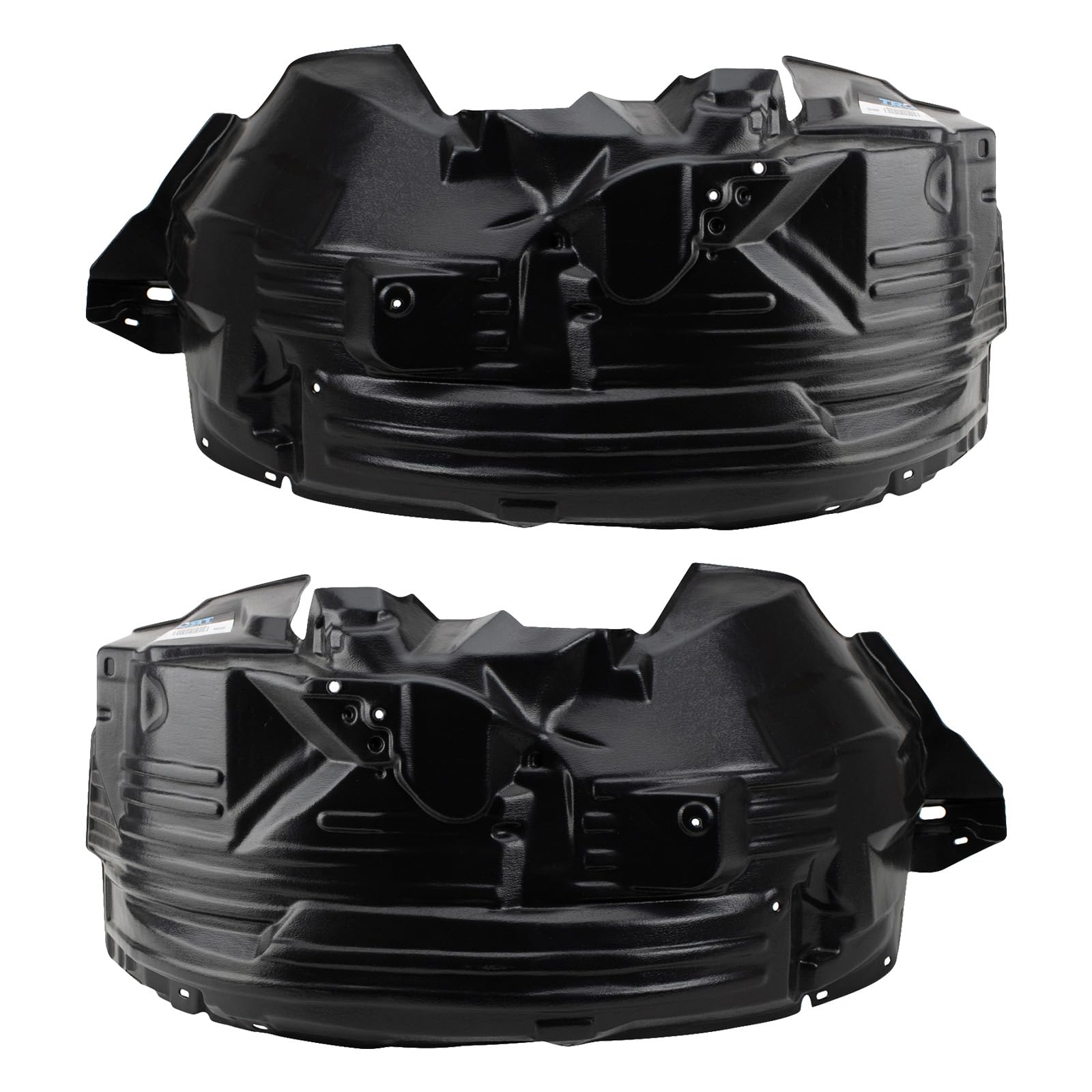 Trq Front Inner Fender Liner Set Compatible With 2005-2019 Nissan Frontier Ni1250127 Ni1251127