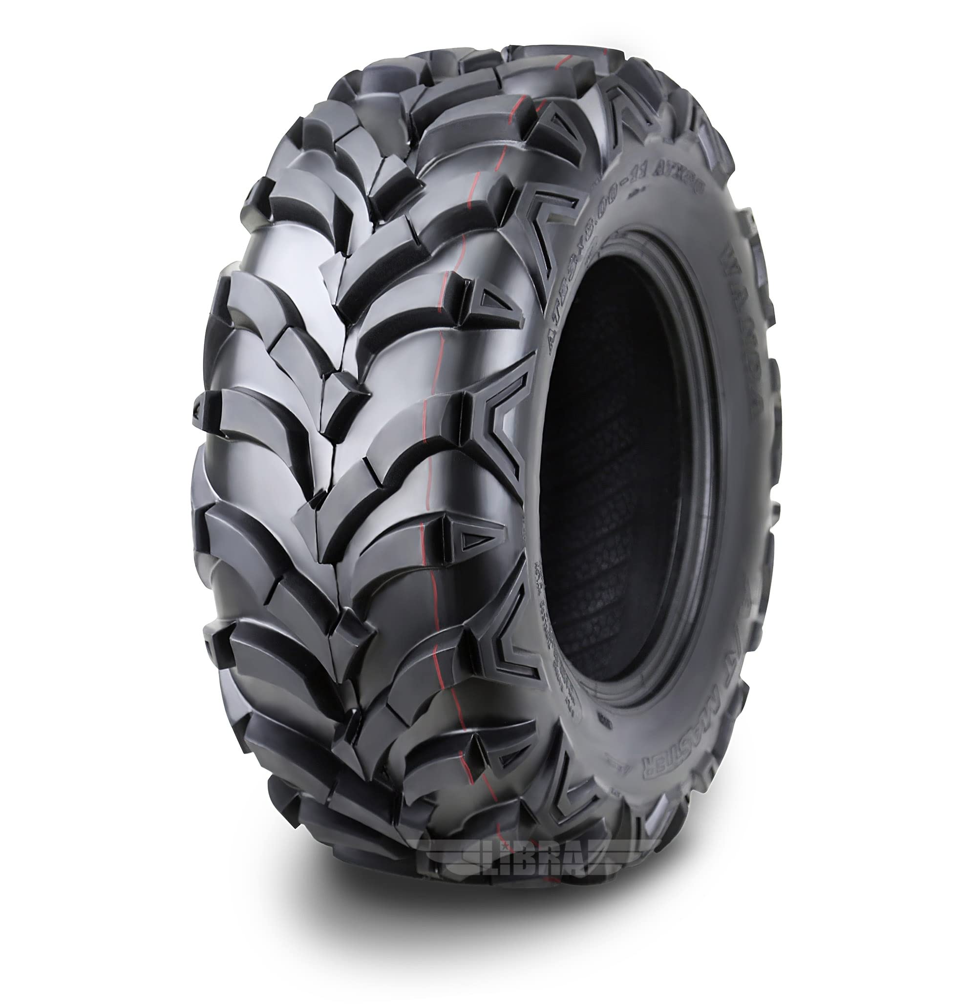 Wanda Set Of 4 Atv Utv Tires 24X9-11 24X9X11 Front & Rear P341 Deep Tread Mud