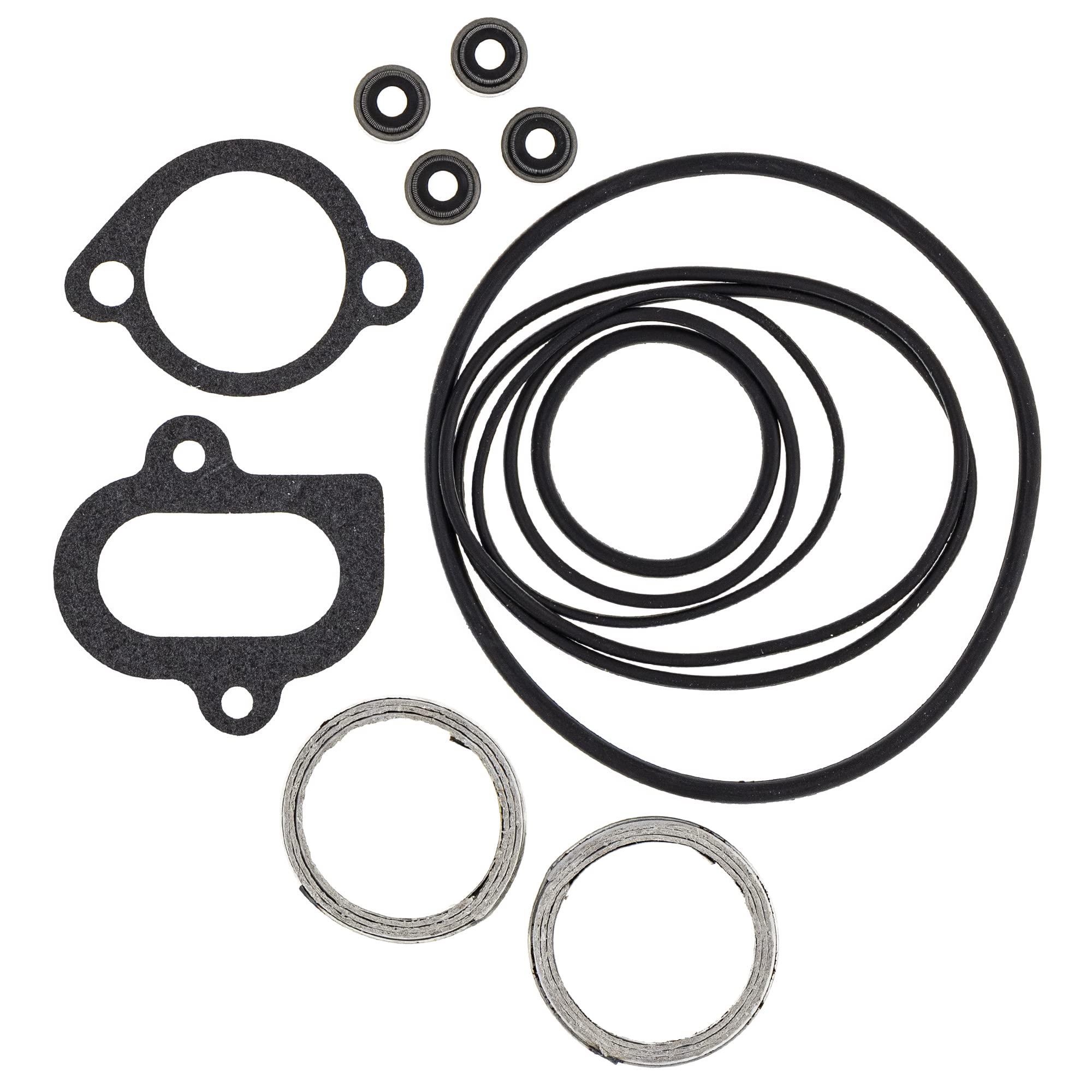 8Ten Niche Big Bore Cylinder Head Base Gasket Kit For Yamaha Grizzly Kodiak Rhino Viking Raptor 700 3B4-11181 1S3-11351 (Gray)