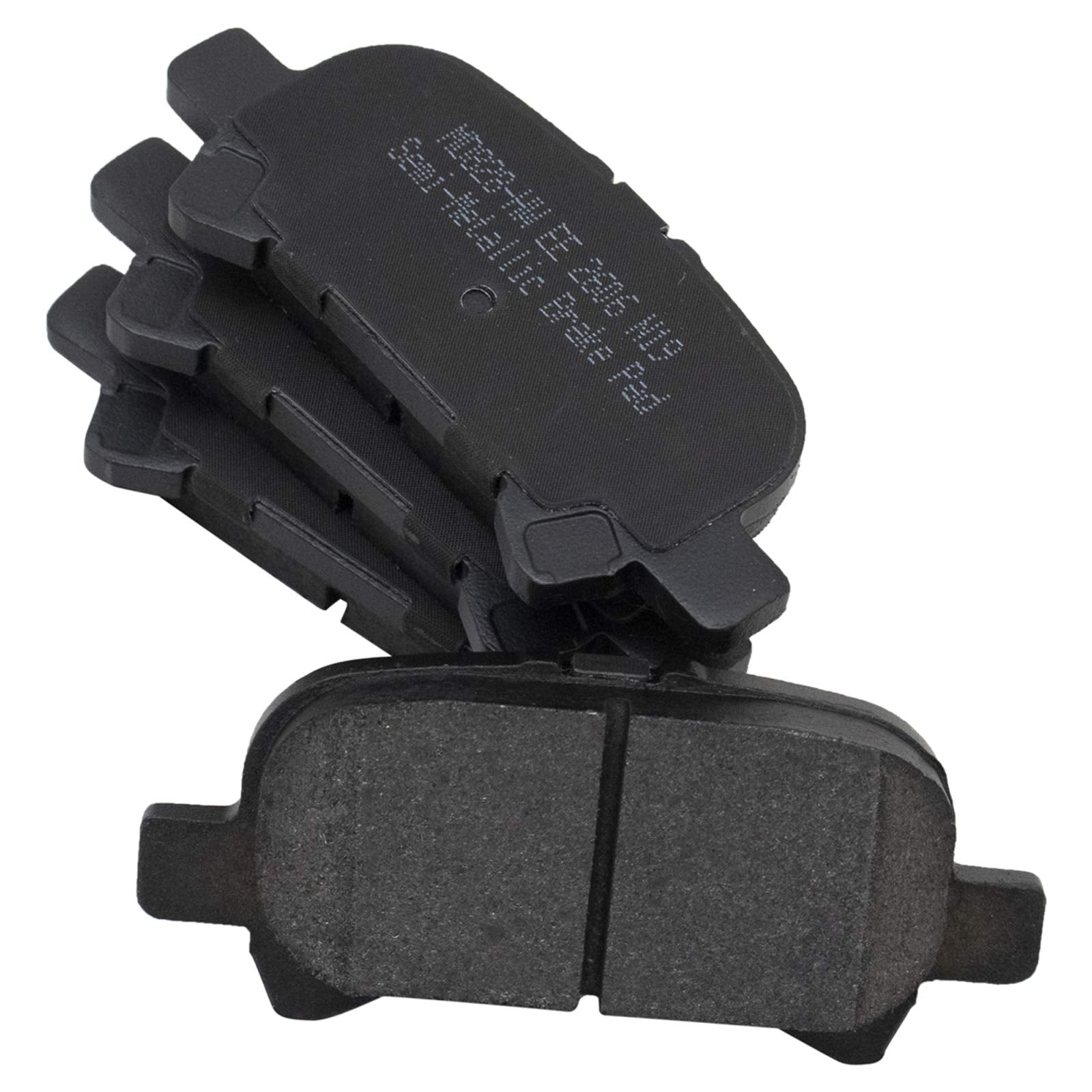 Trq Rear Brake Pad & Rotor Kit Brake Pads Brake Rotor Semi-Metallic Compatible With 2000-2001 Toyota Camry 1999-2003 Solara