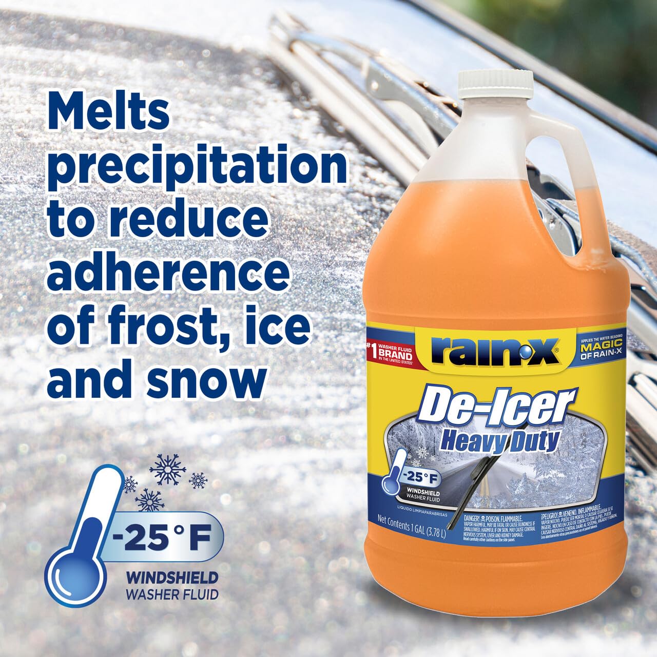 Rain-X Rx68106 Prem De-Icer Washer Fluid