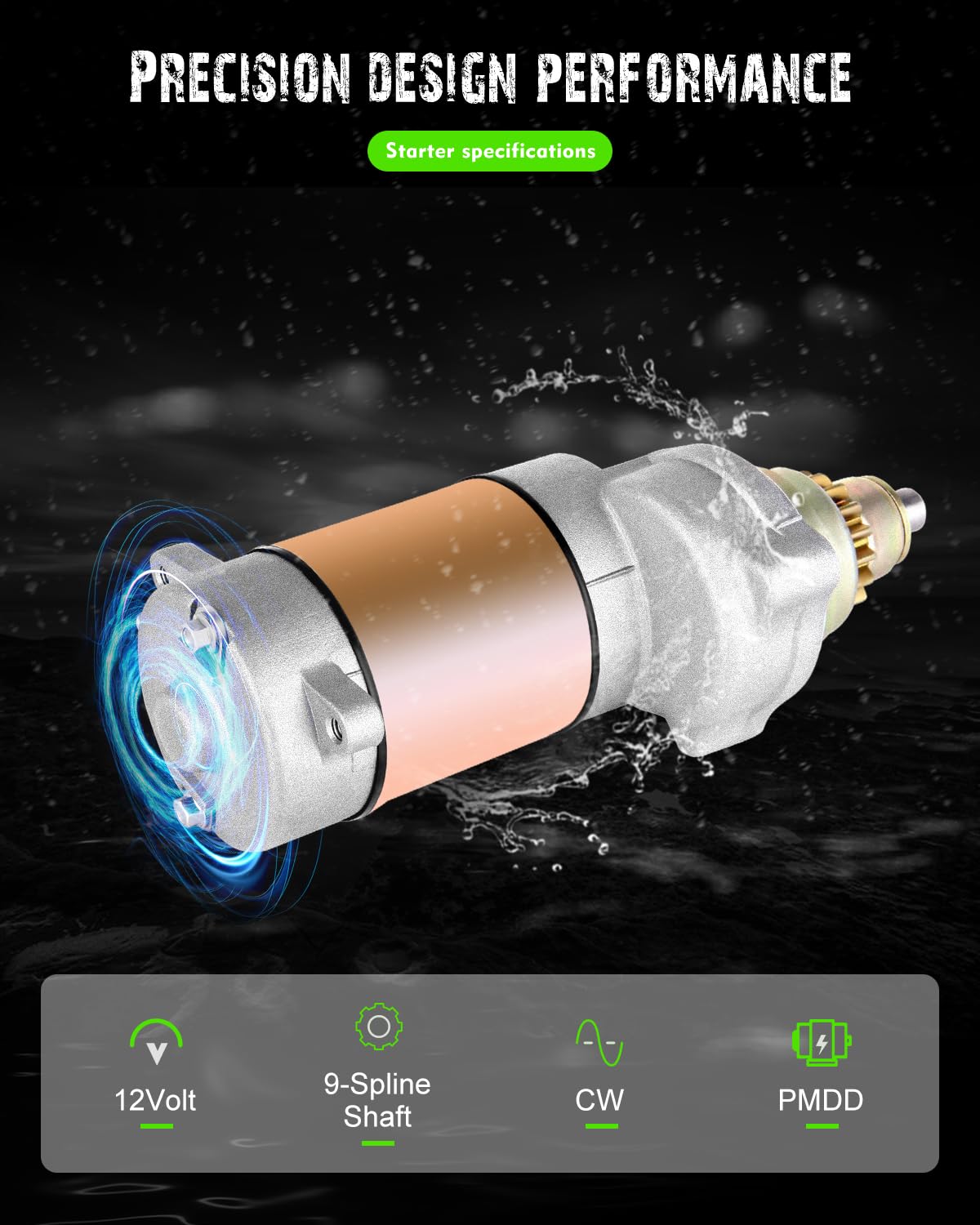 SCITOO Starters fit for Polaris 300 2X2/2X4 1995-1994 283cc 400L 2X4/4X4 1995-1994 378cc Scfor Rambler 400 1996-1995 378cc 400 2