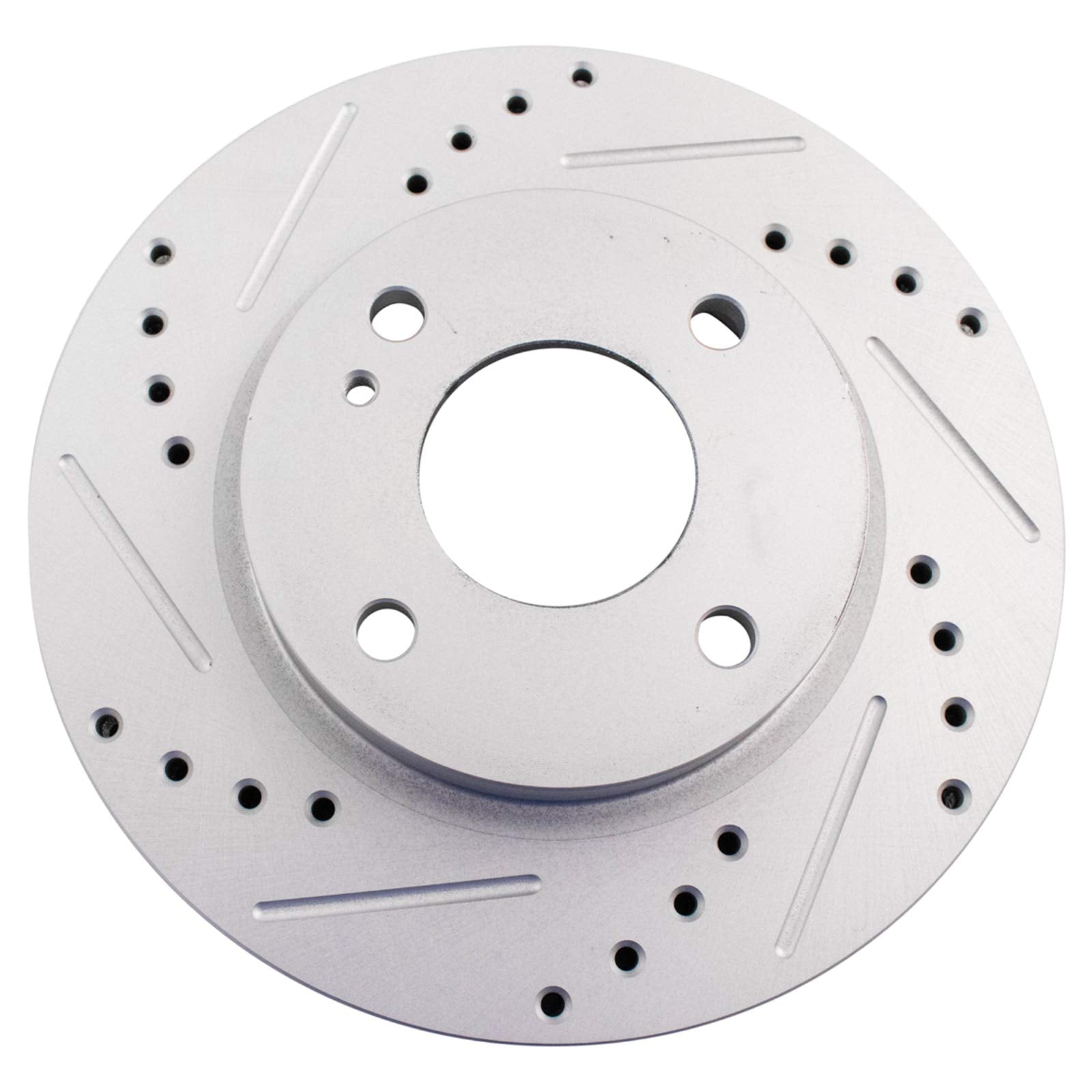 Trq Front Performance Brake Rotors Set Premium G-Coated Compatible With 2011-2019 Ford Fiesta