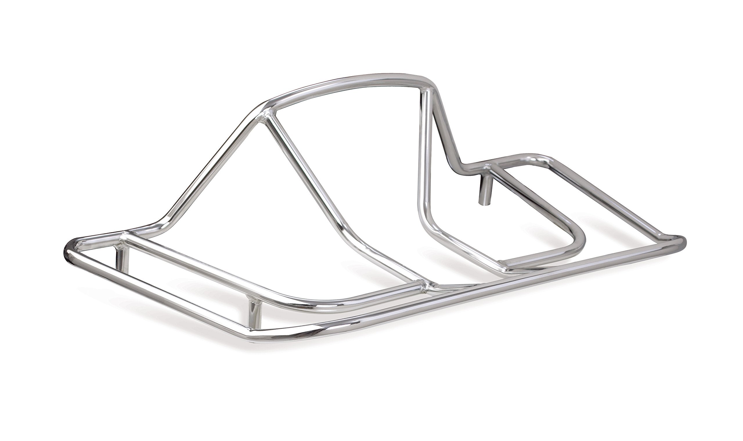 Show Chrome Accessories 52-610 Deluxe Trunk Luggage Rack, Silver