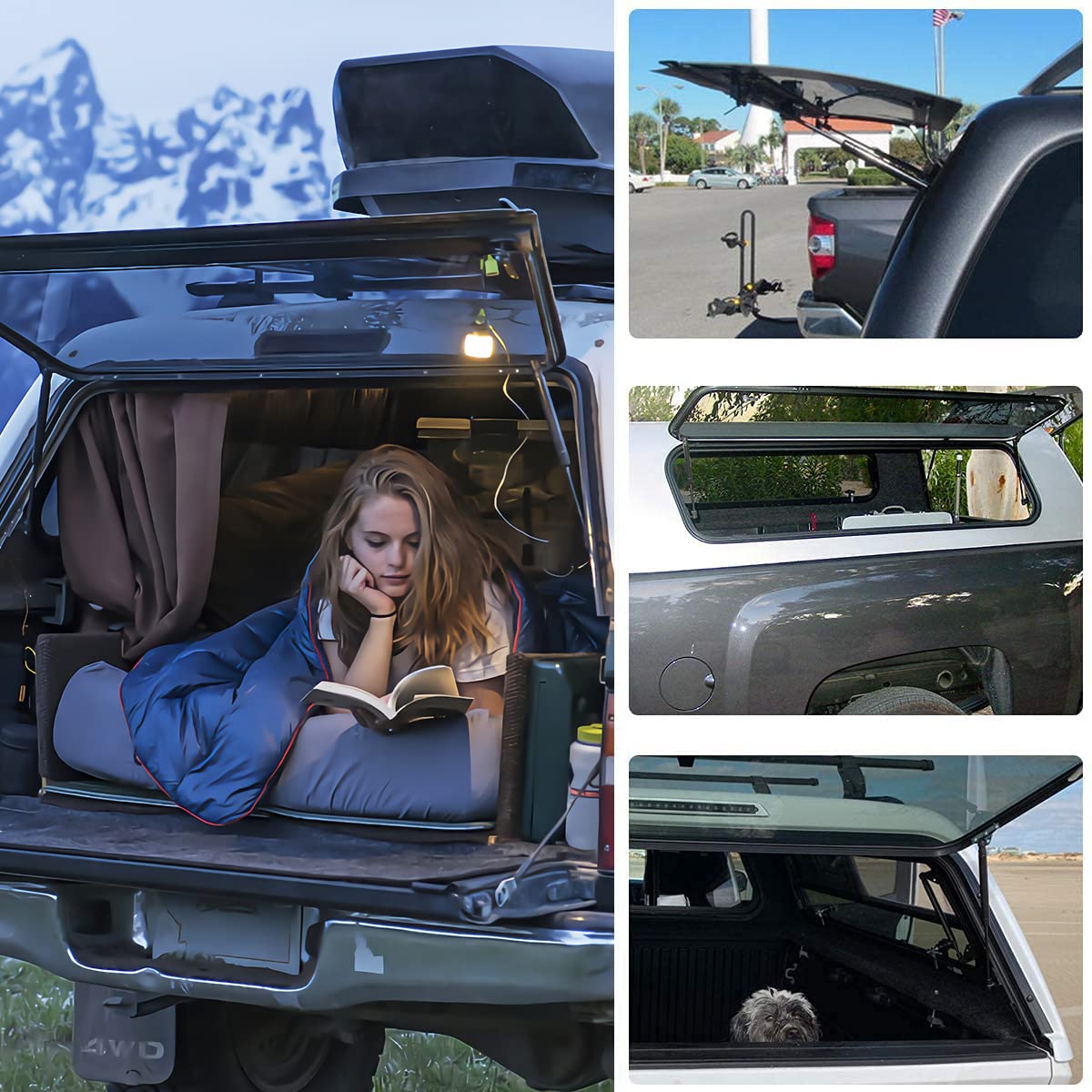 C1610176 14 Inch 35Lbs/156N Gas Shocks Struts Lift Support For Leer Camper Shell Truck Topper Rear Window, Pickup Toolbox Lid Door, Set Of 2 Vepagoo.