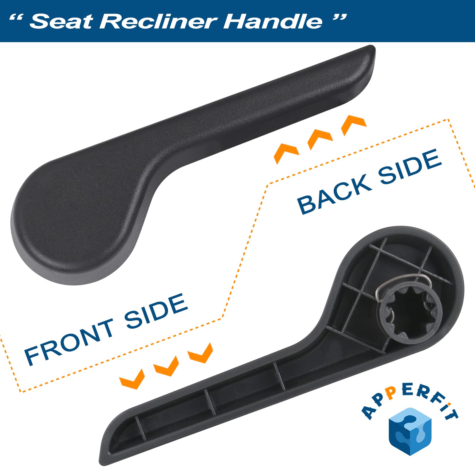 Apperfit Seat Recliner Handle Lever Front Left Side Compatible With 2007-2013 Chevy Chevrolet Avalanche Silverado Suburban, Gmc