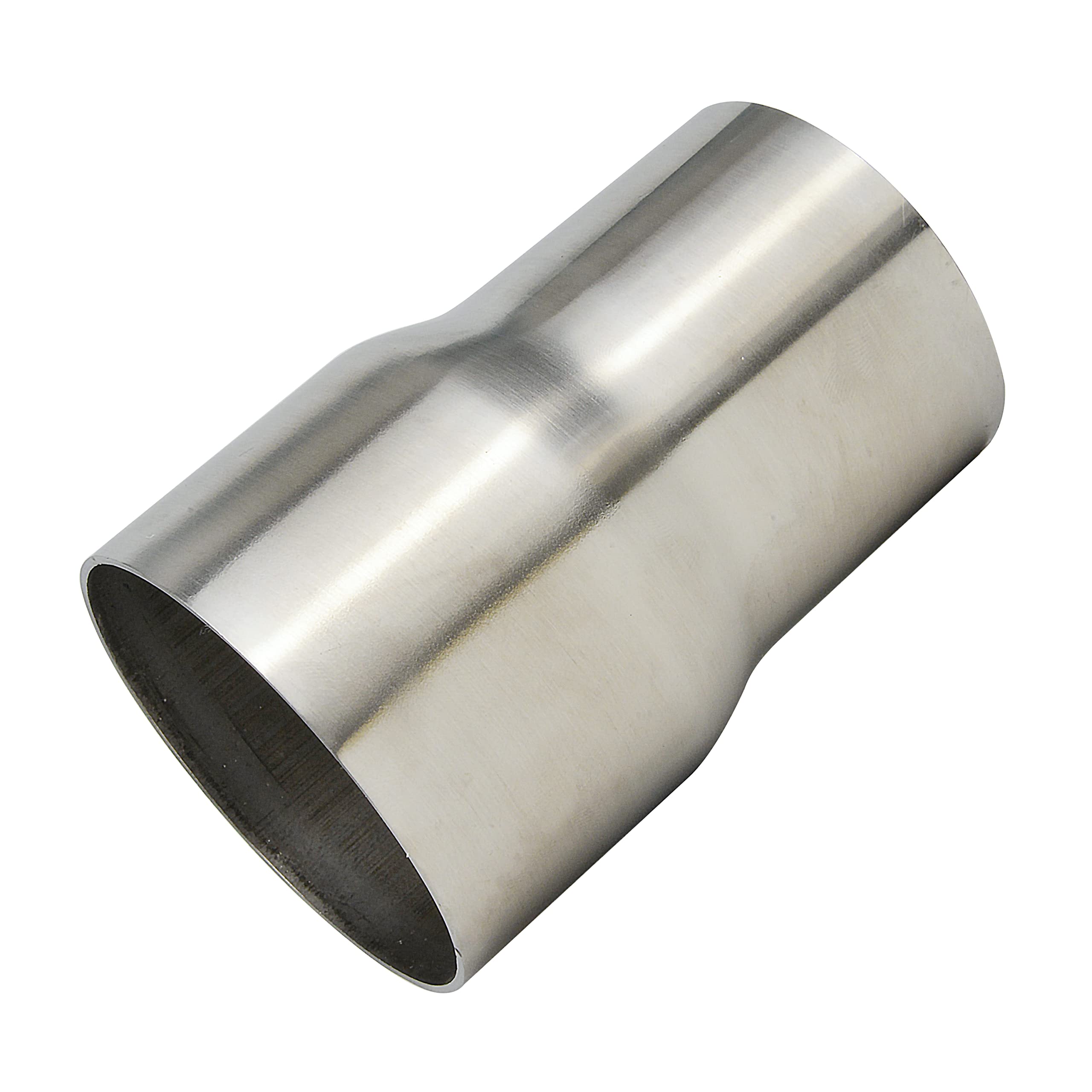 Universal ID 2 inch to OD 2.5 inch Stainless Steel Exhaust Adapter Coupler (2'' ID to 2 1/2'' OD), Pipe Connect Reducer Whole Le